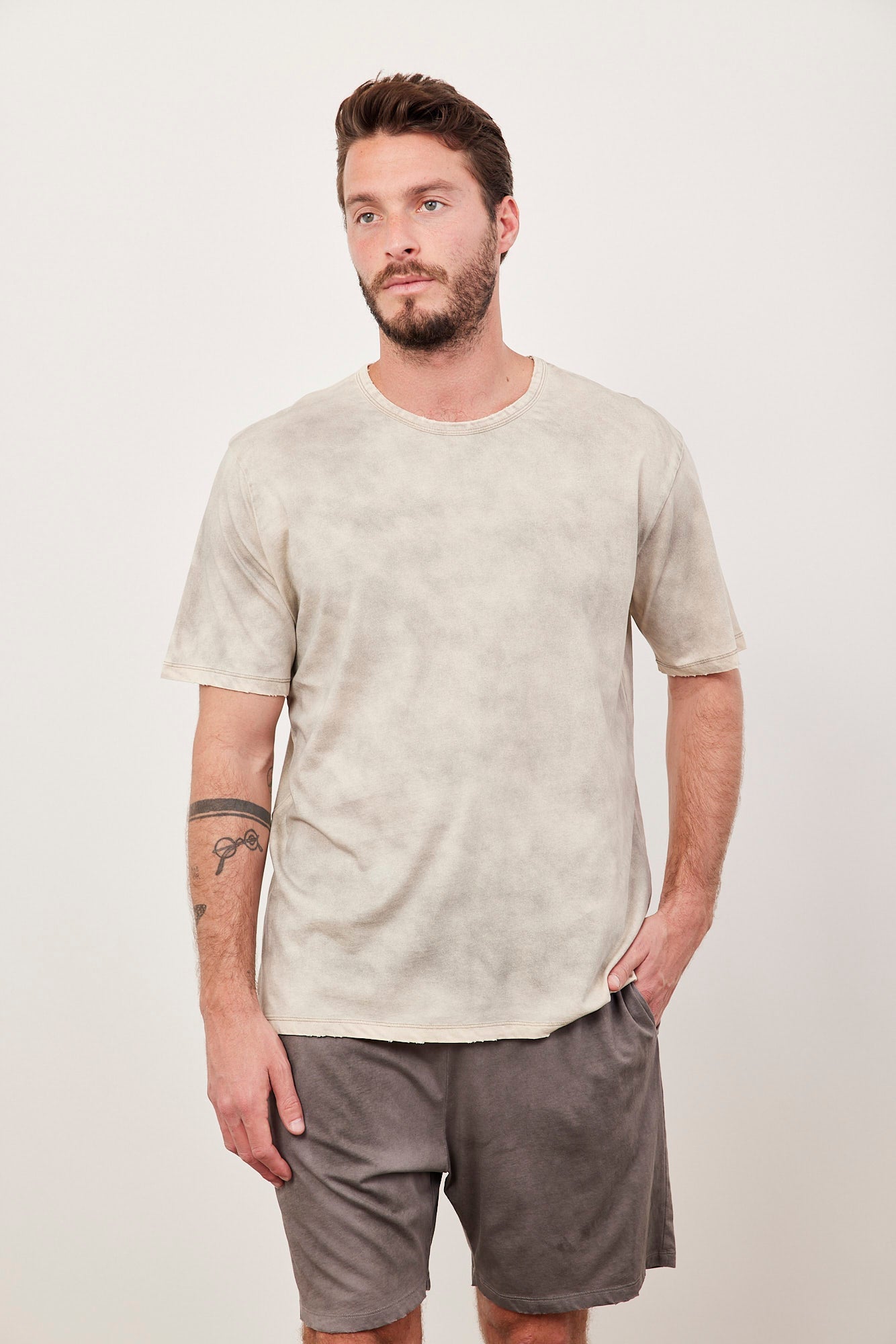 חולצת ווש קצרה עם גימור פרום - ITAY BRANDS