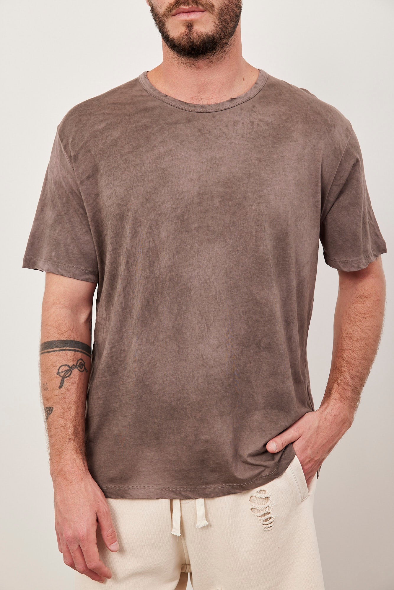 חולצת ווש קצרה עם גימור פרום - ITAY BRANDS