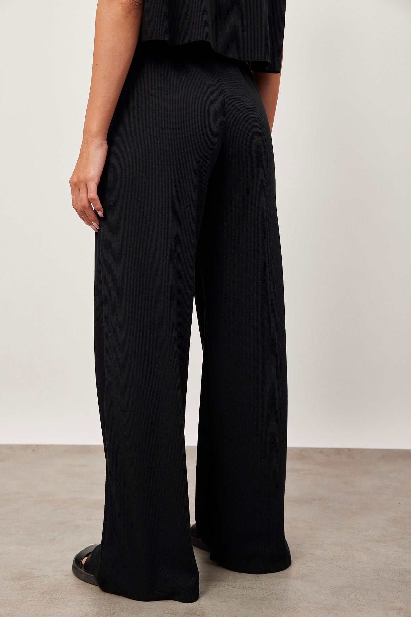 מכנסיי בד וופל מתרחבים - ITAY BRANDS