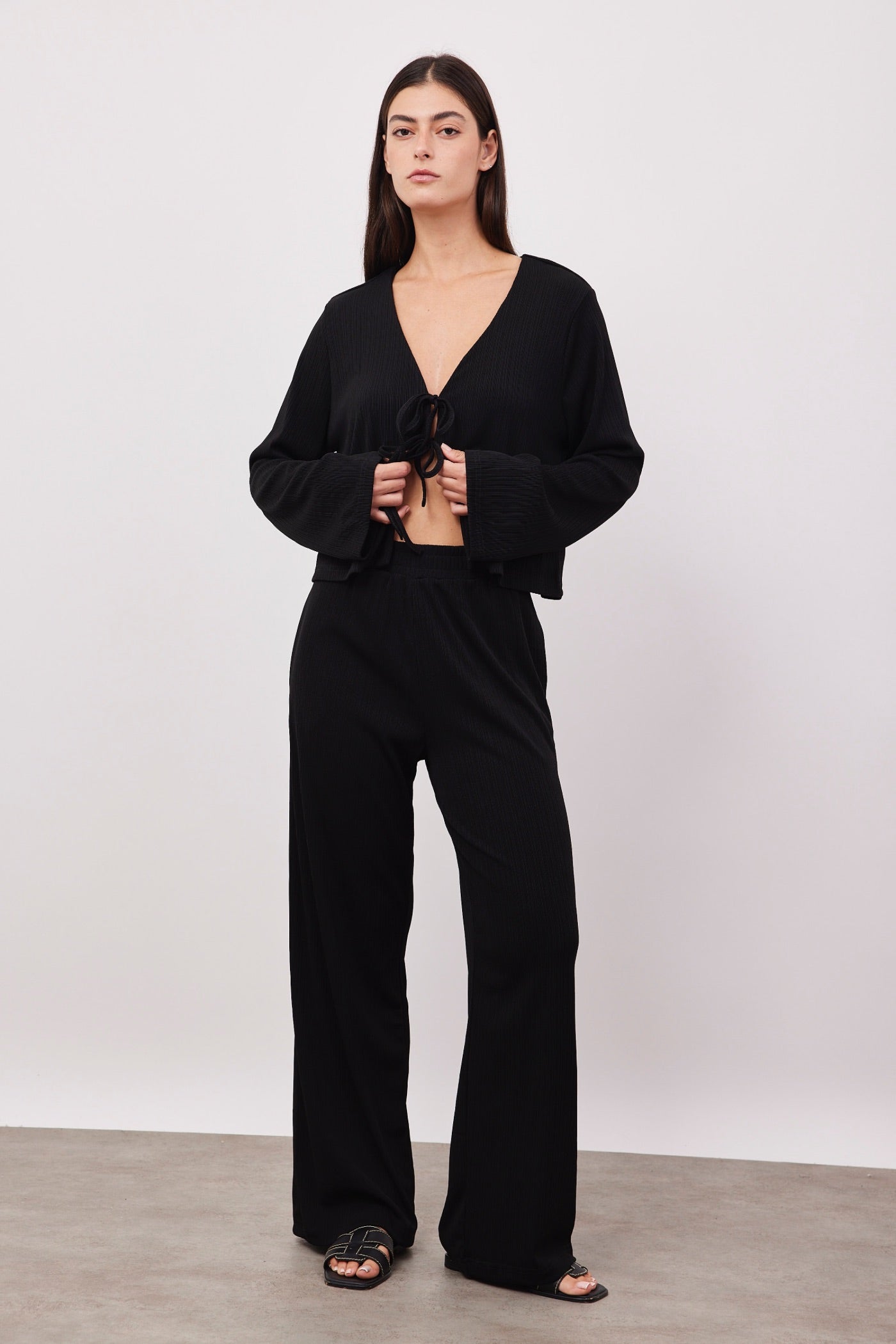 חליפת קשירה בטקסטורת פסים - ITAY BRANDS