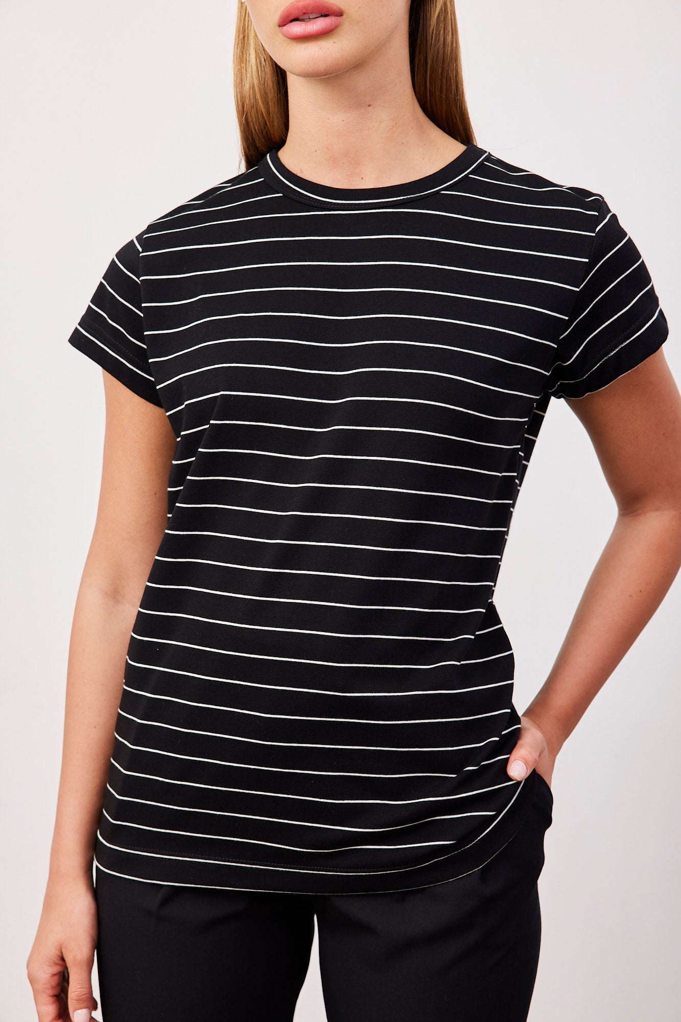 טי-שרט פסים צווארון ניקי - ITAY BRANDS