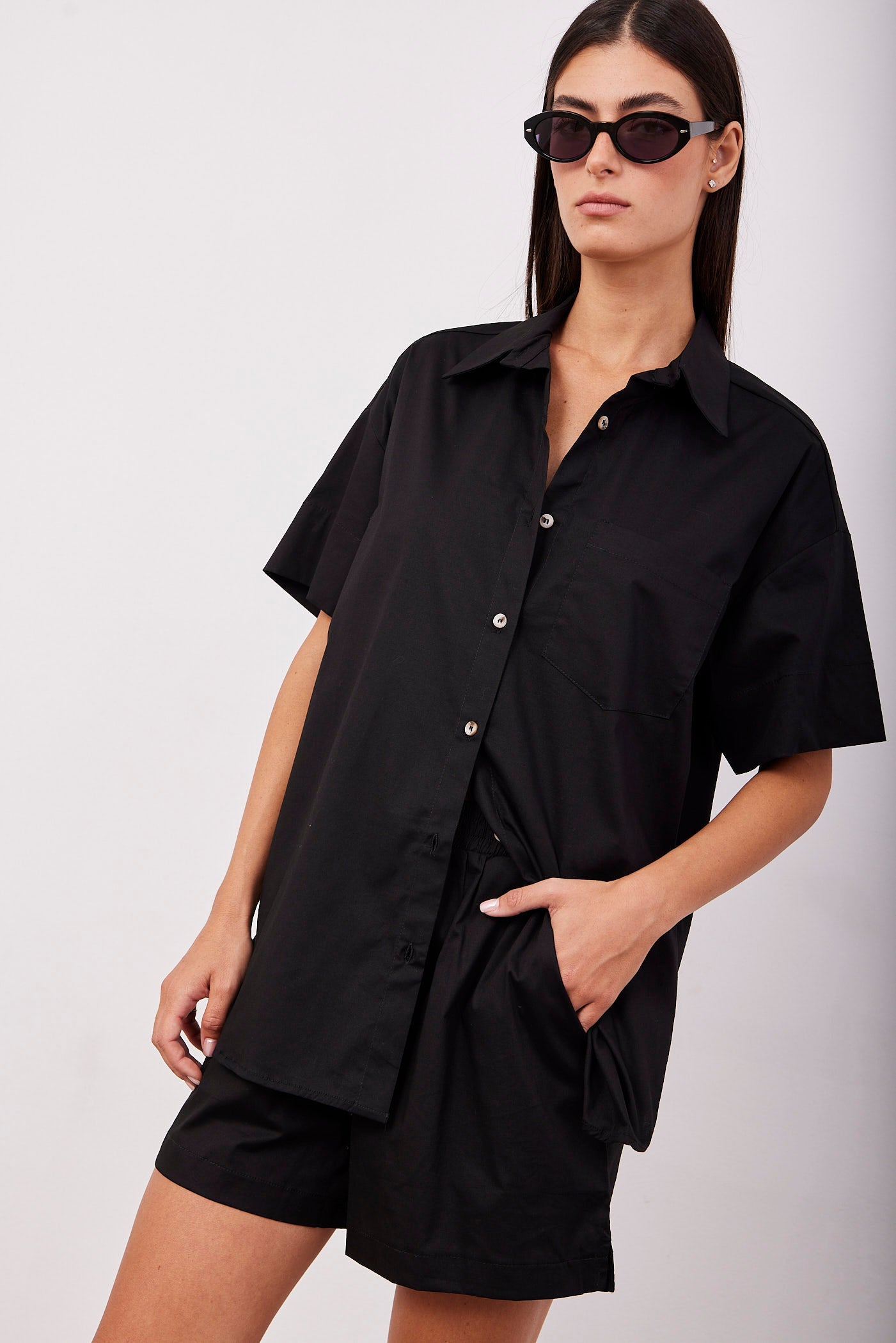 חליפת פרקל מכופתרת קצרה - ITAY BRANDS