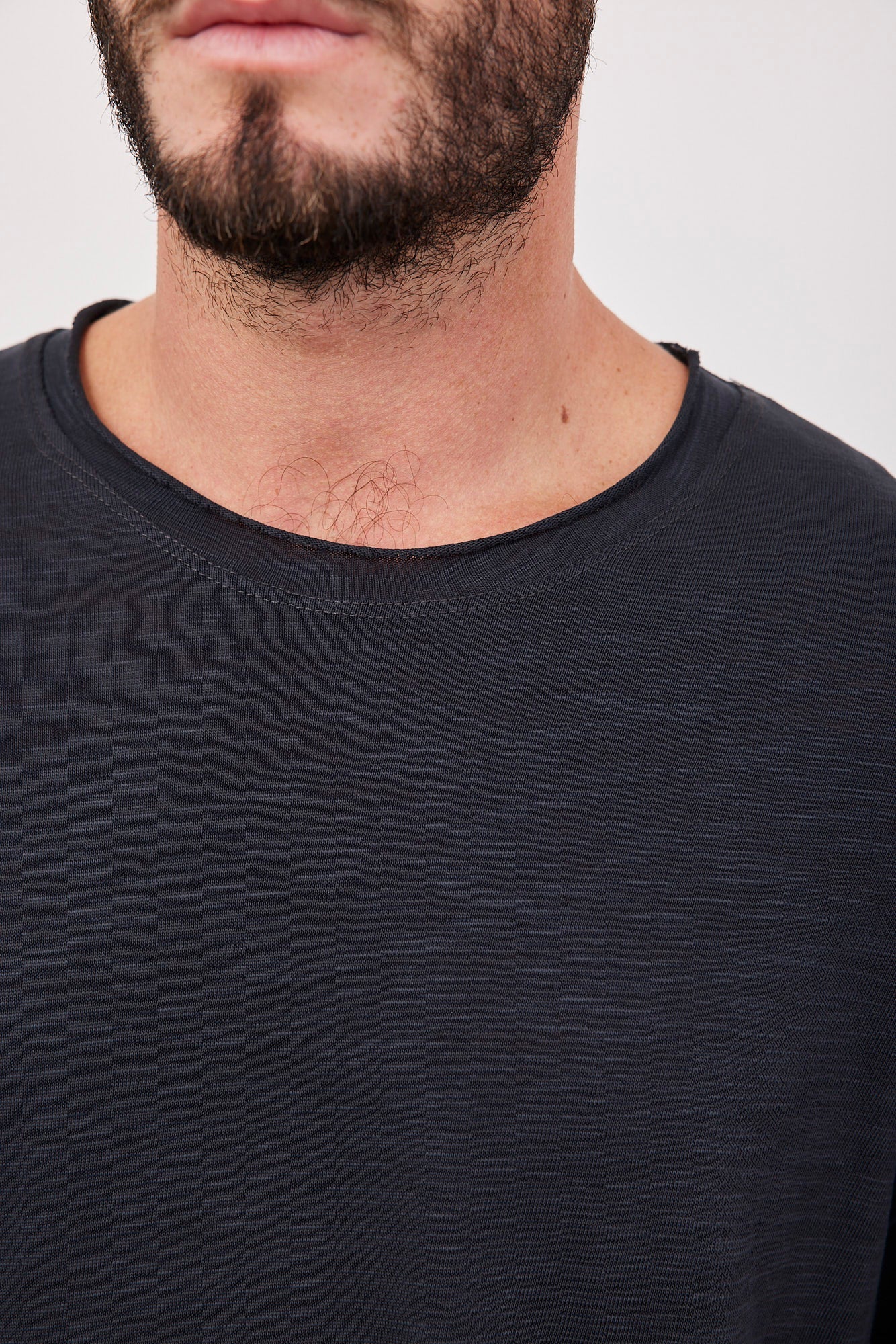 חולצת כותנה מלאנז׳ בסיומת פרומה - ITAY BRANDS