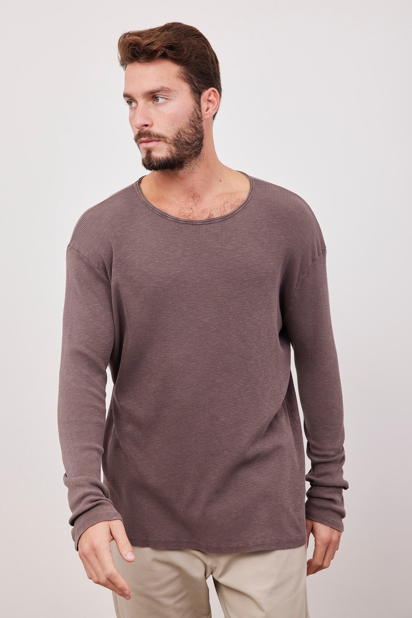 חולצת ריב ווש ארוכה - ITAY BRANDS