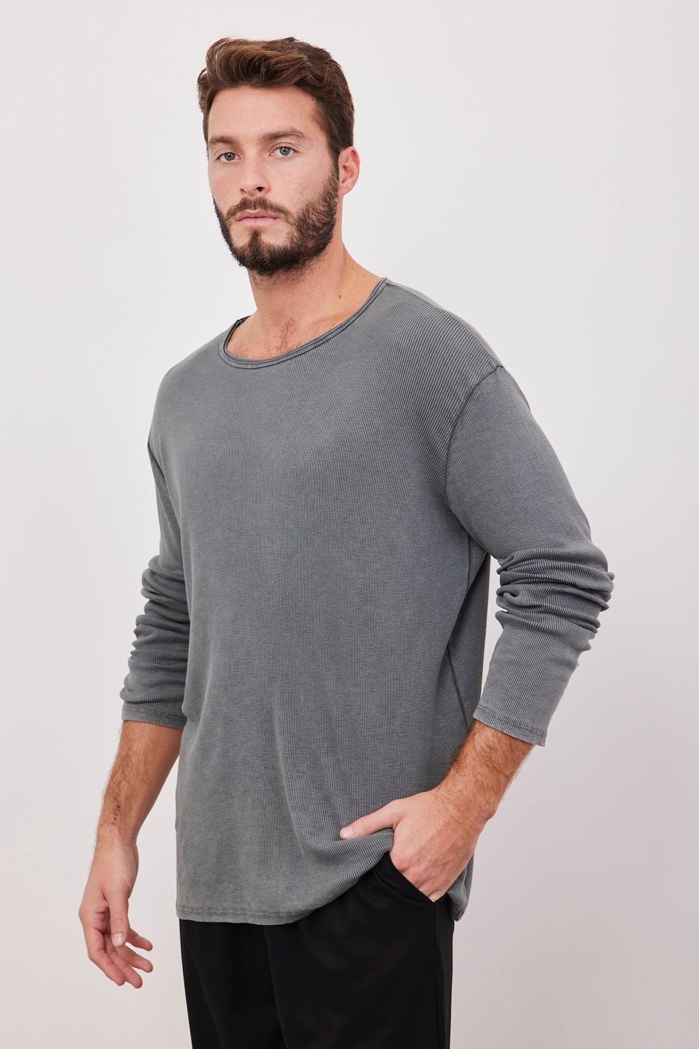 חולצת ריב ווש ארוכה - ITAY BRANDS