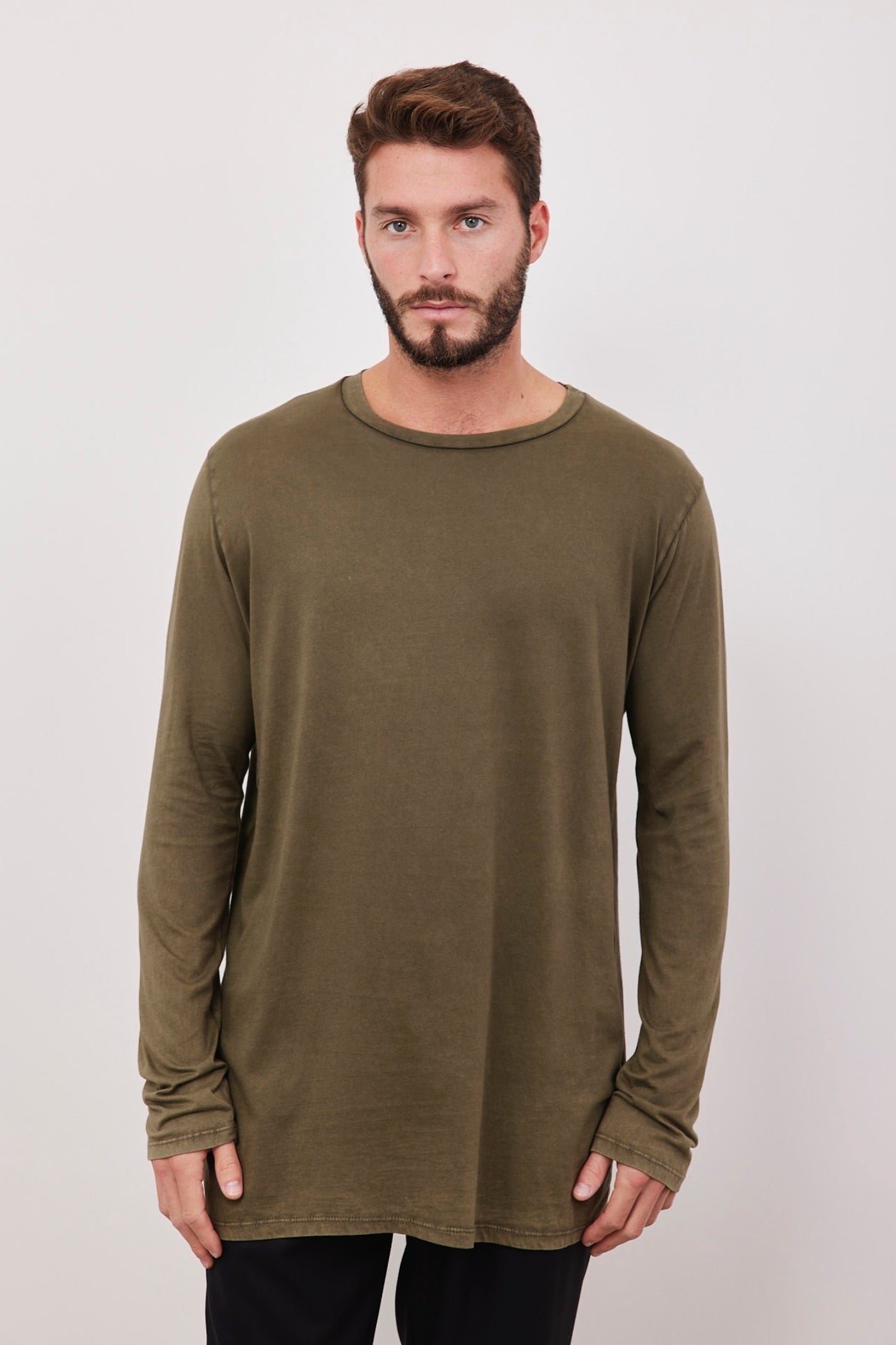 חולצת ווש ארוכה מכותנה - ITAY BRANDS