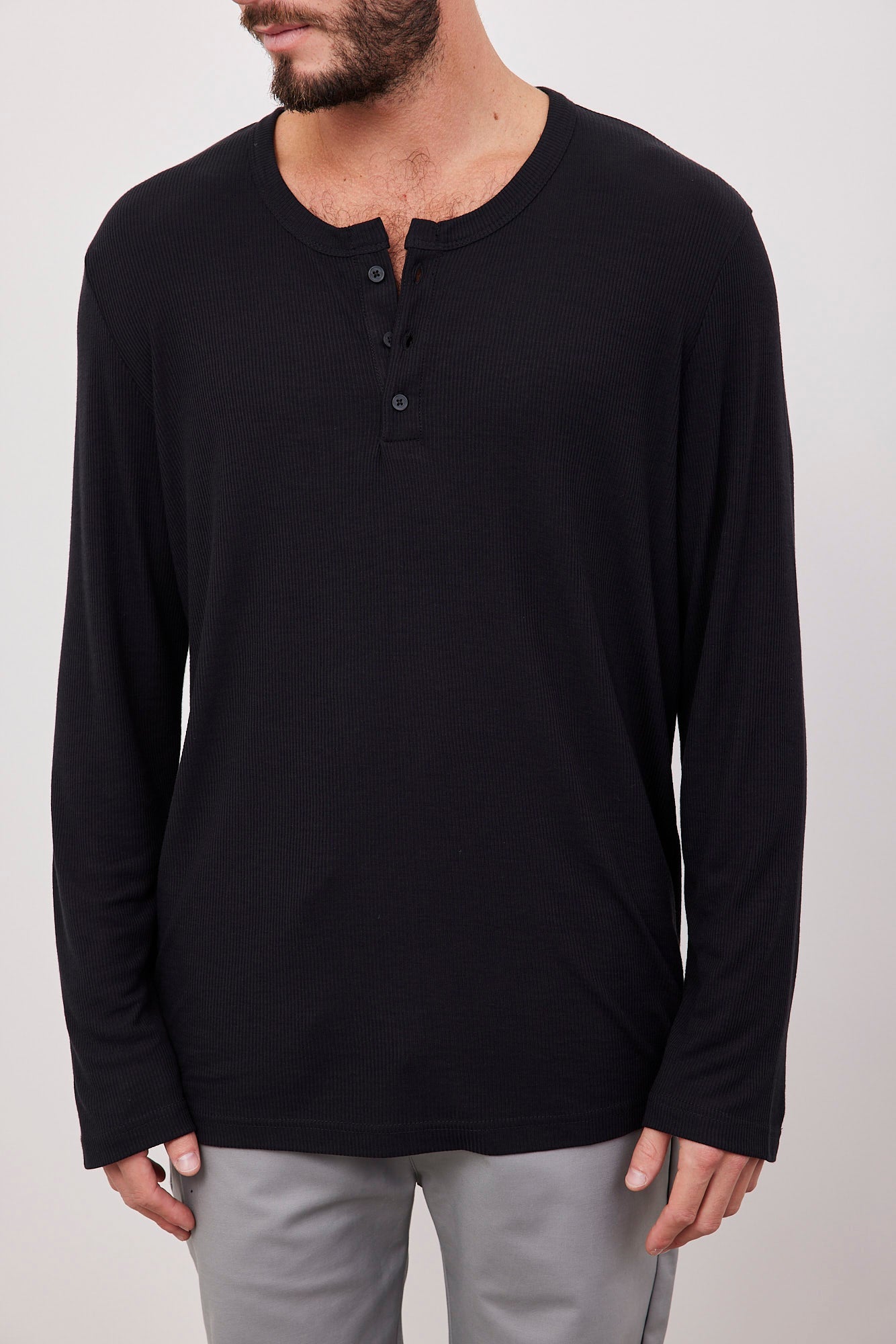 חולצה בטקסטורת פסים בשילוב כפתורים - ITAY BRANDS