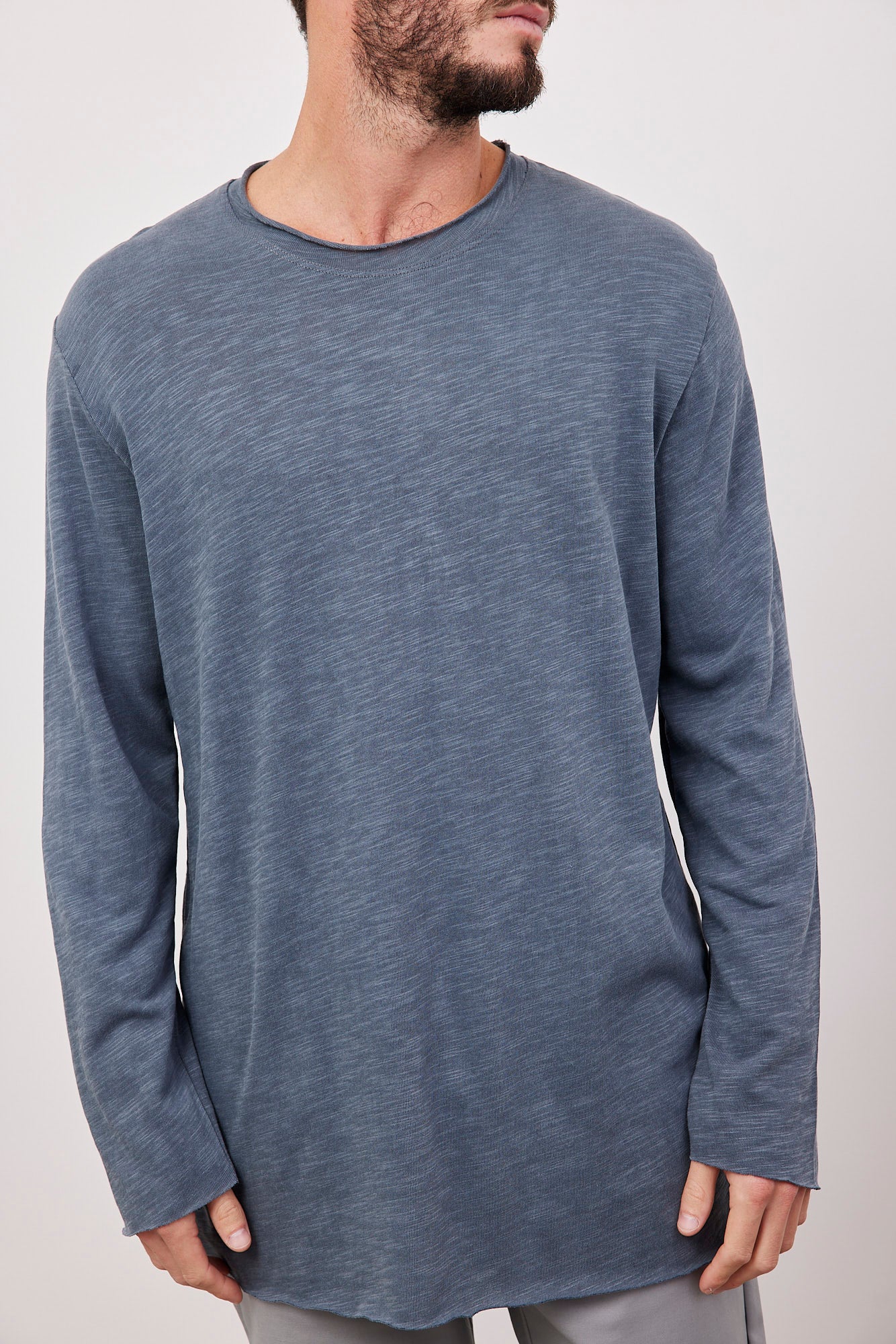 חולצת כותנה מלאנז׳ בסיומת פרומה - ITAY BRANDS