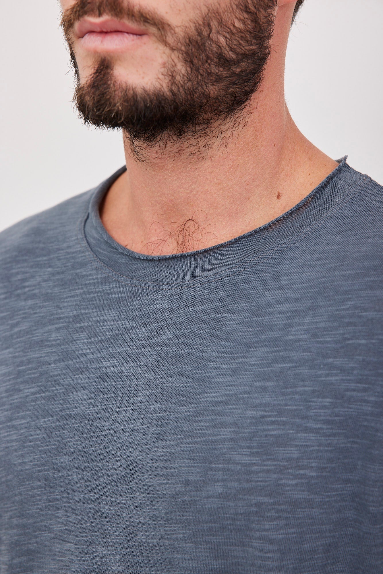 חולצת כותנה מלאנז׳ בסיומת פרומה - ITAY BRANDS