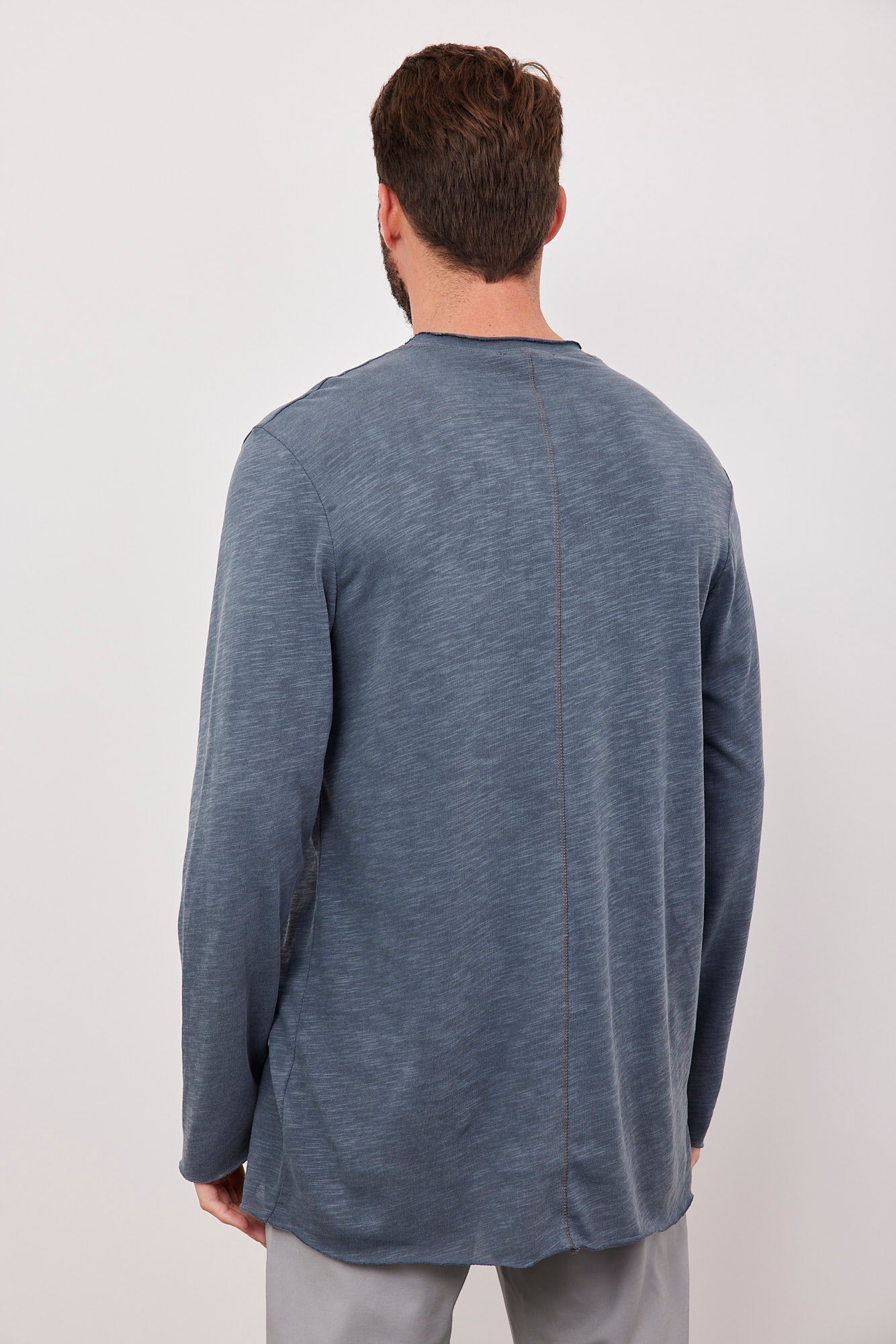 חולצת כותנה מלאנז׳ בסיומת פרומה - ITAY BRANDS