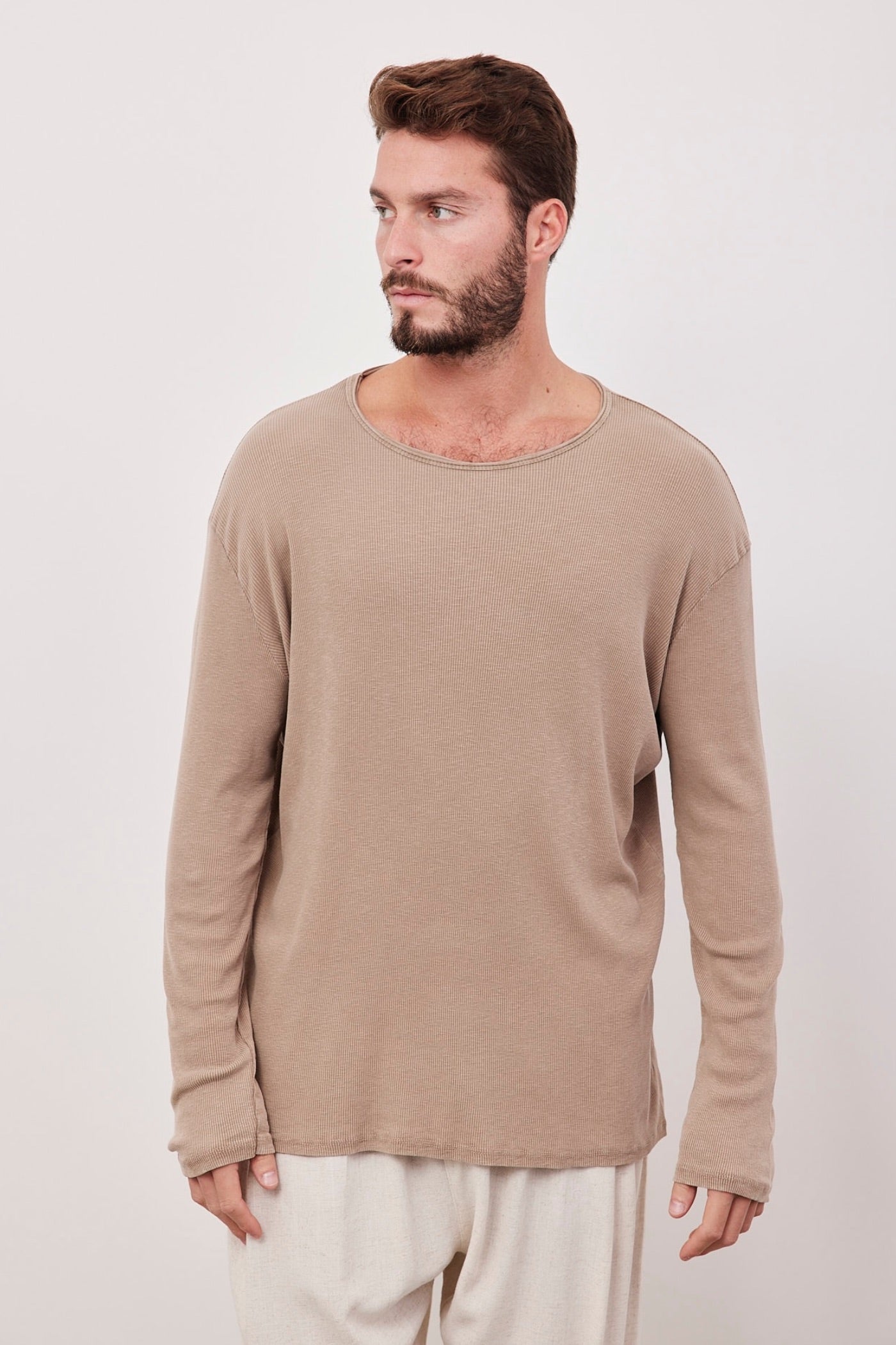 חולצת ריב ווש ארוכה - ITAY BRANDS