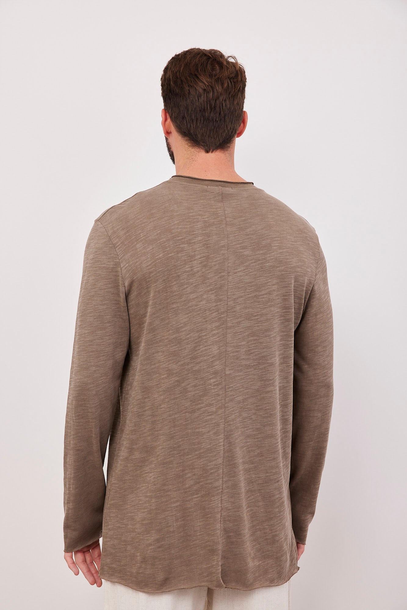 חולצת כותנה מלאנז׳ בסיומת פרומה - ITAY BRANDS