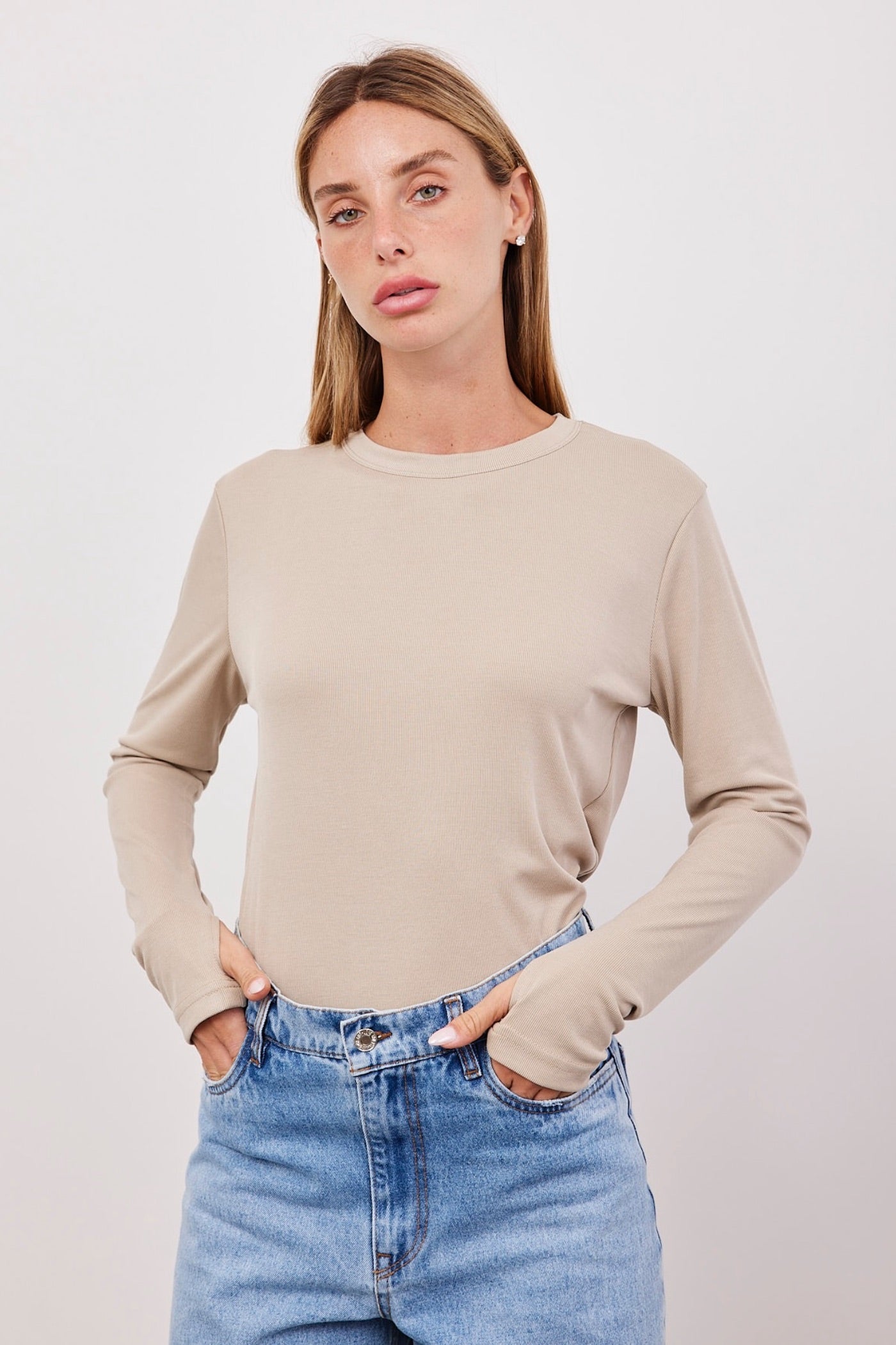 חולצה מבד מודל עם שרוול כפפה - ITAY BRANDS