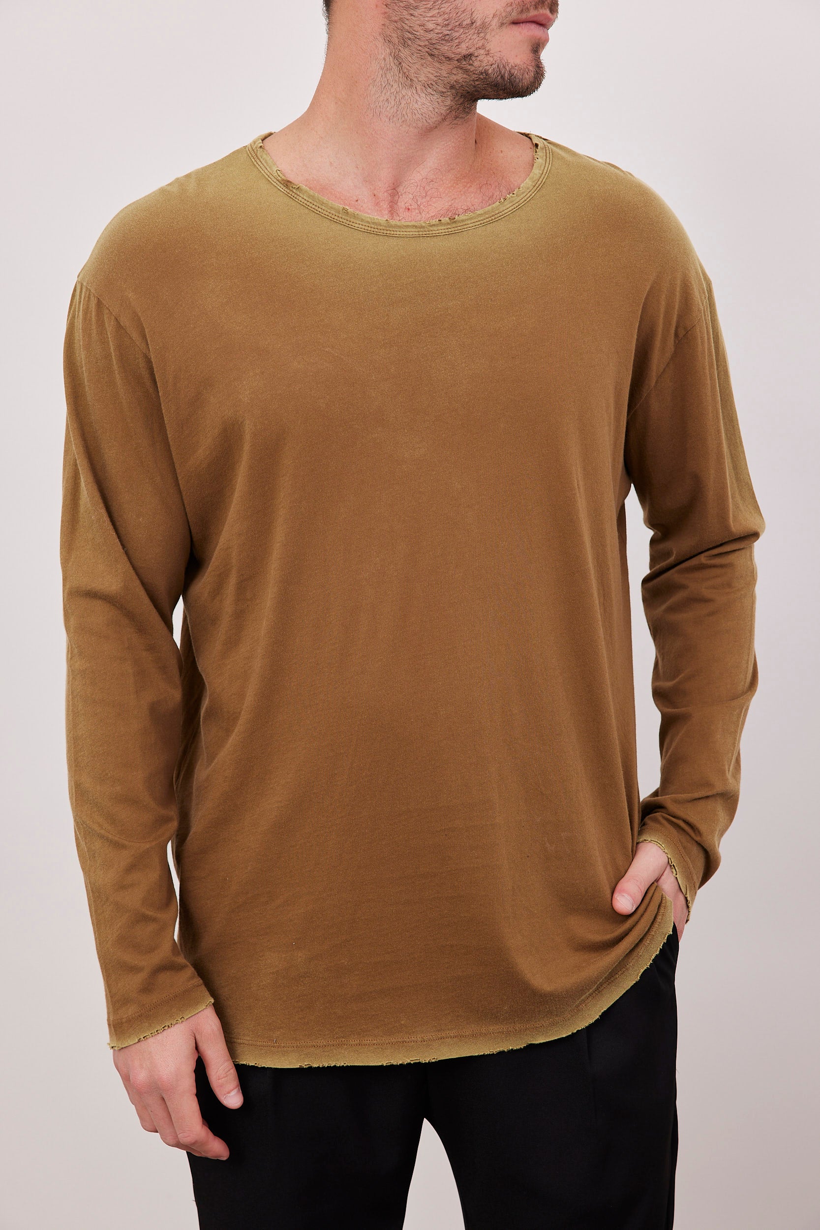 חולצת ווש ארוכה