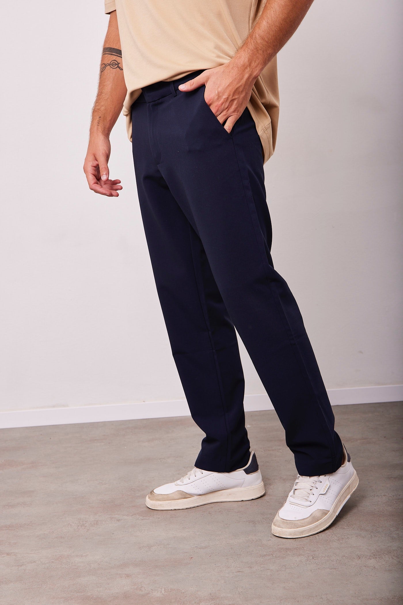 מכנסיים מחויטים נייבי - ITAY BRANDS