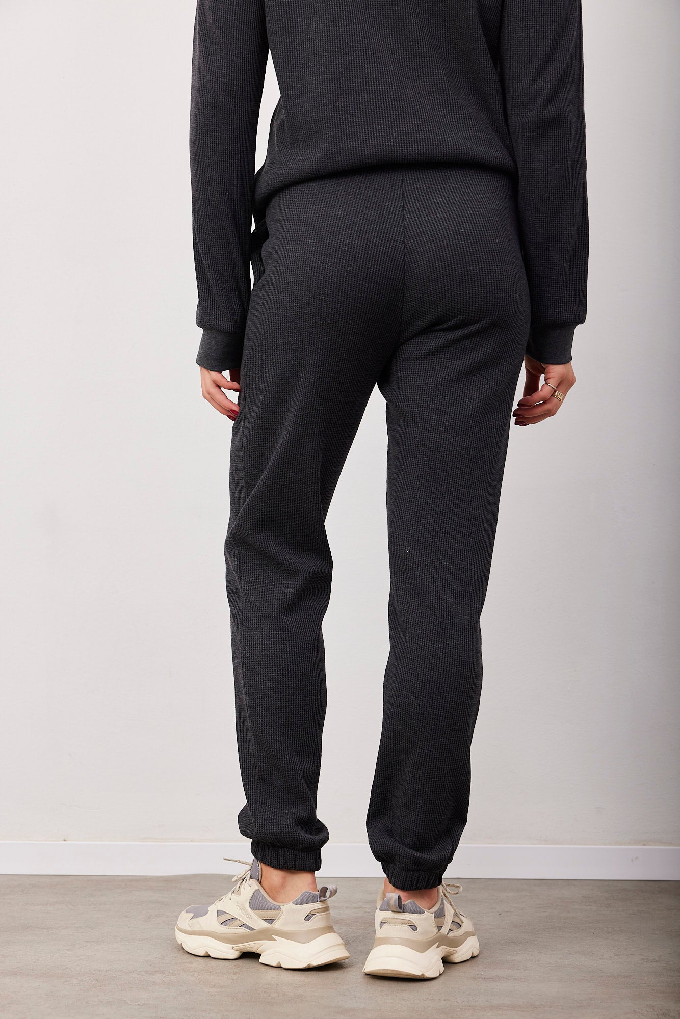 חליפת וופל צווארון עגול - ITAY BRANDS