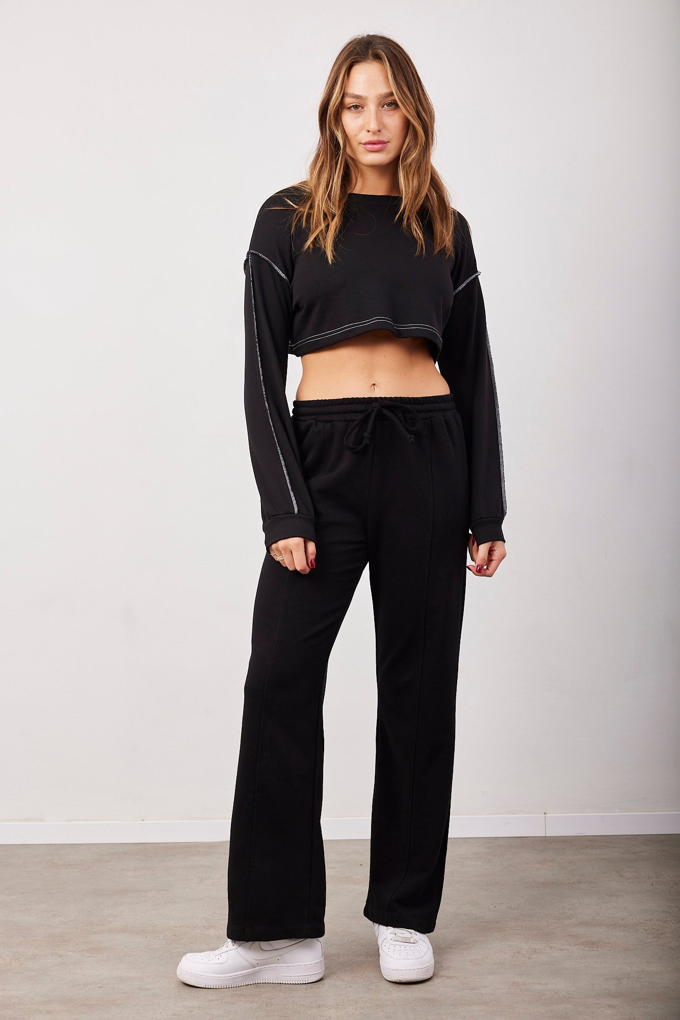 מכנס טרנינג עם תיפור - ITAY BRANDS