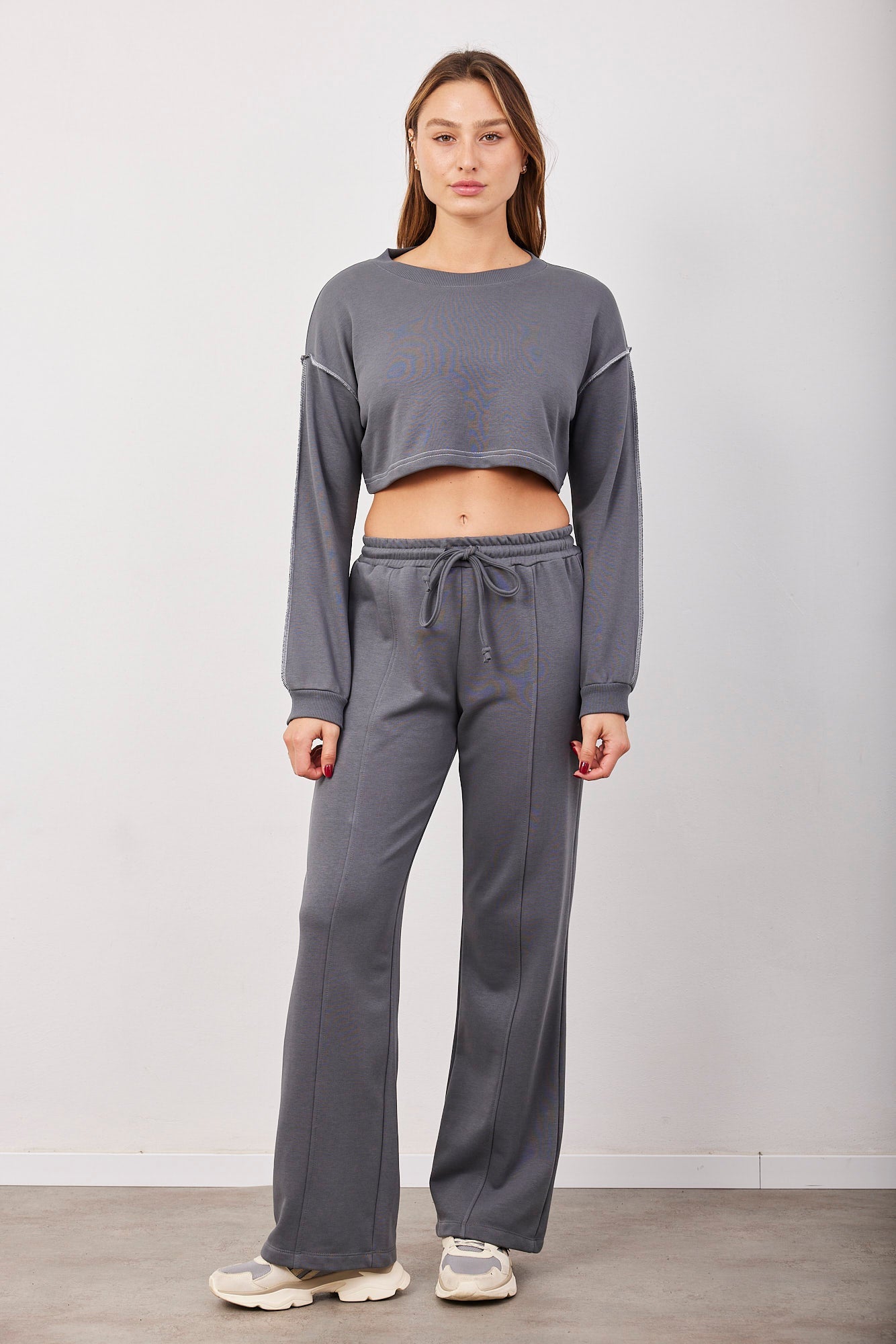 מכנס טרנינג עם תיפור - ITAY BRANDS