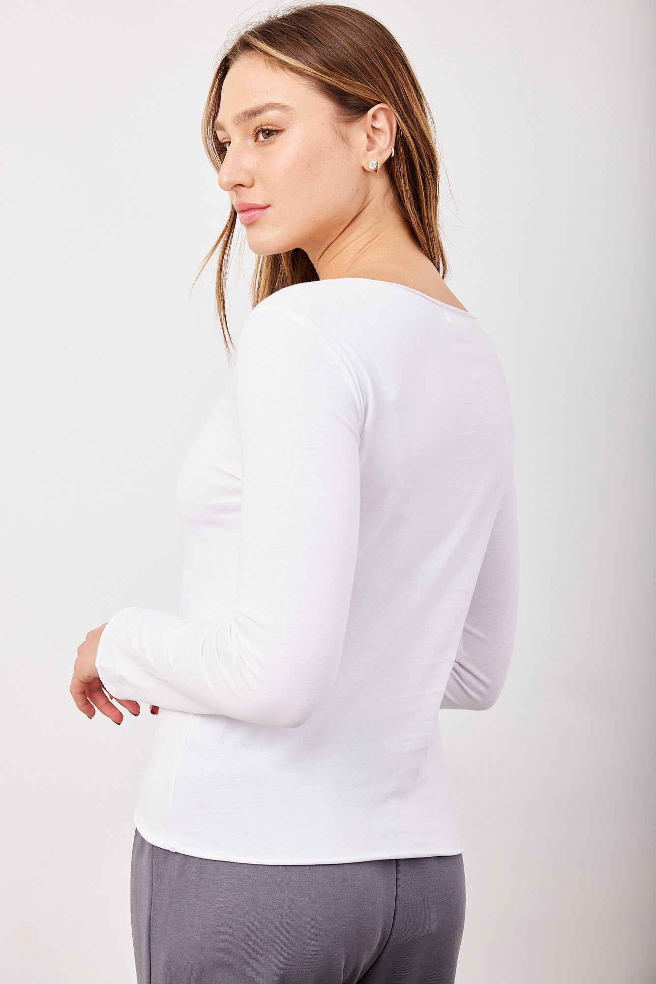 חולצה ארוכה בסיומת פרומה - ITAY BRANDS