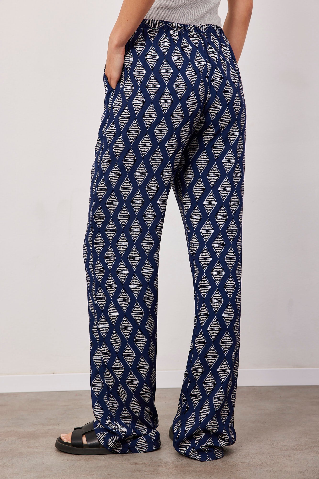 מכנסיים רחבים בהדפס - ITAY BRANDS