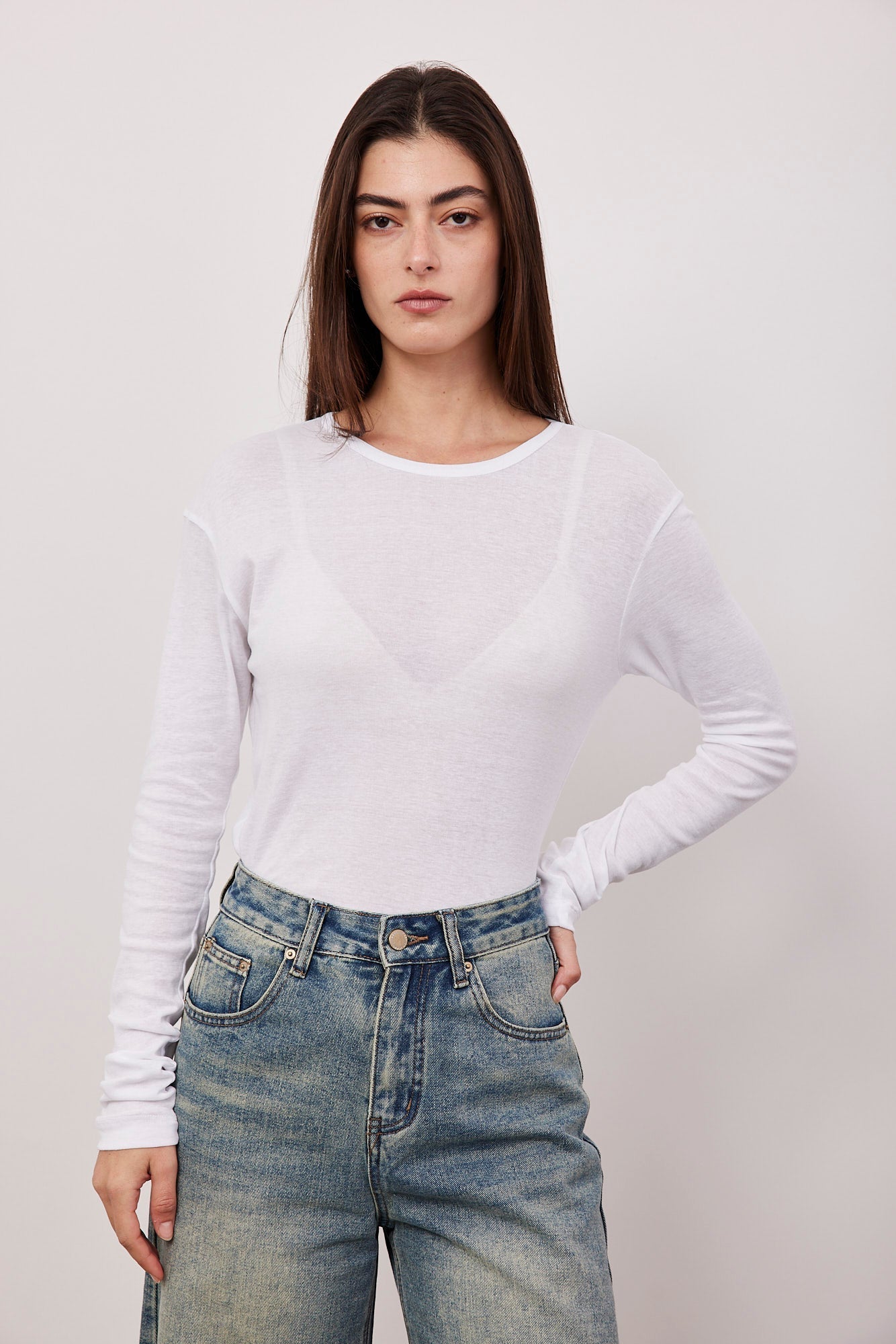 חולצה ארוכה במגע רך - ITAY BRANDS