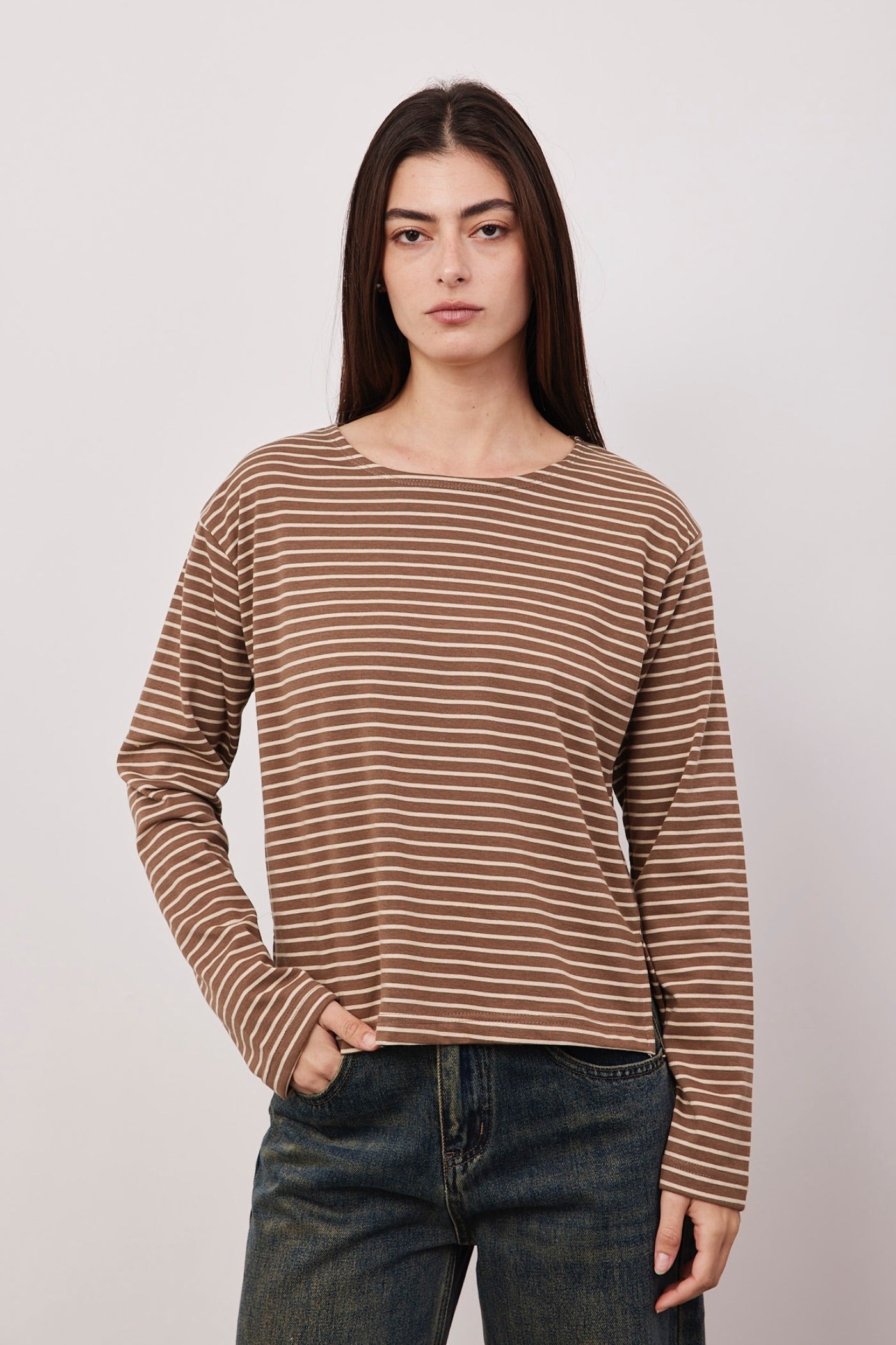 חולצת טריקו בהדפס פסים - ITAY BRANDS