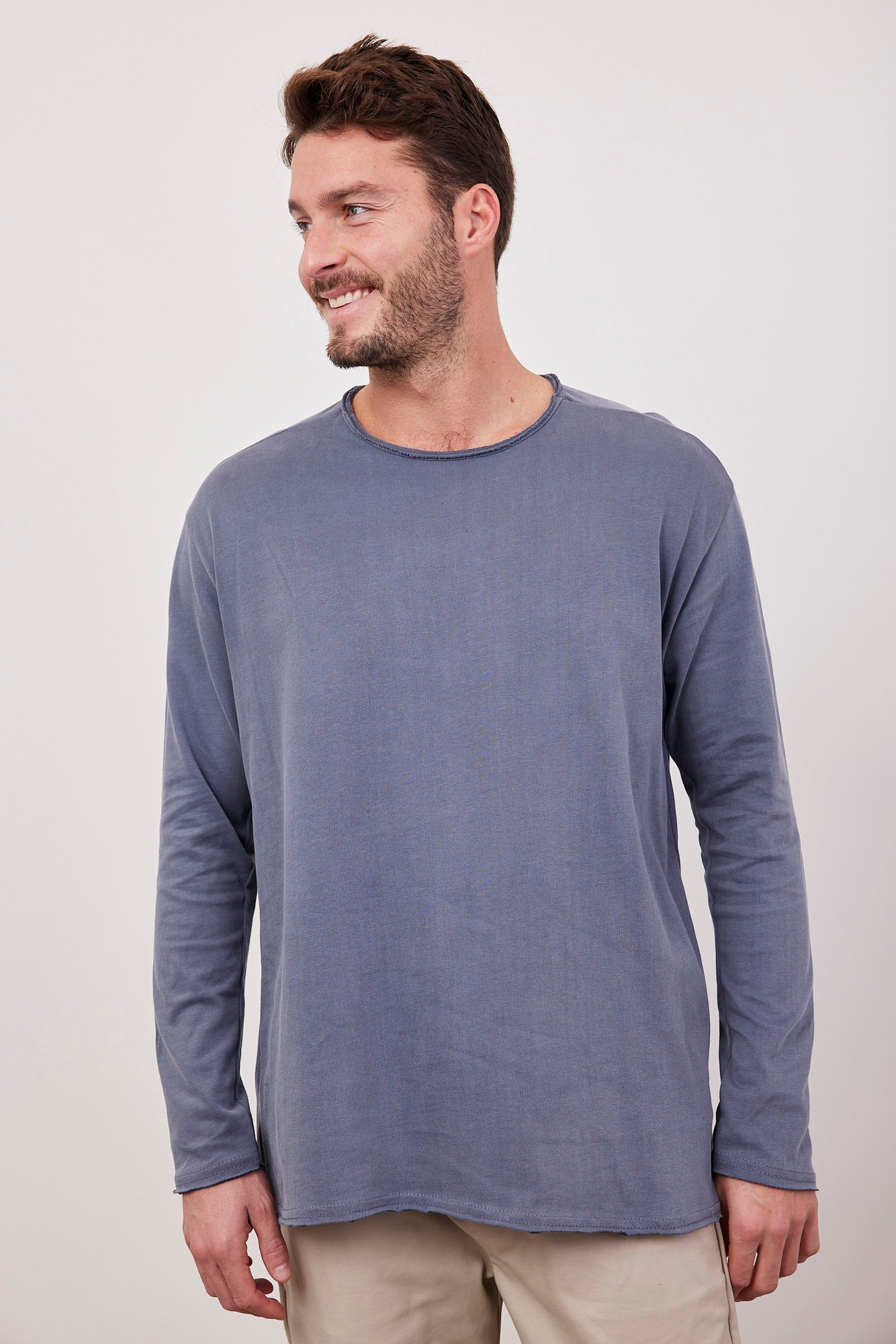 חולצה ארוכה במפתח עגול פרום - ITAY BRANDS