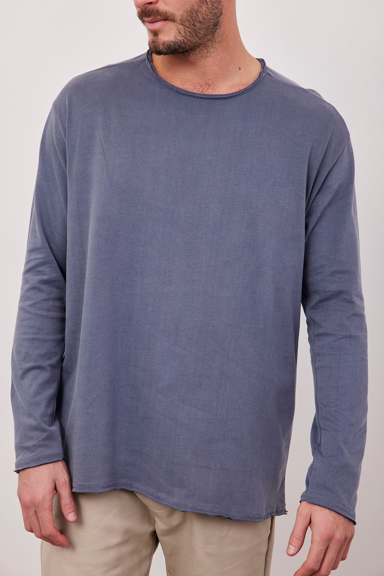 חולצה ארוכה במפתח עגול פרום - ITAY BRANDS