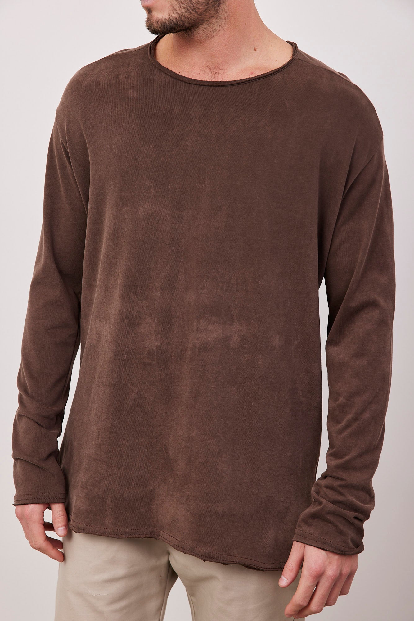 חולצה ארוכה במפתח עגול פרום - ITAY BRANDS