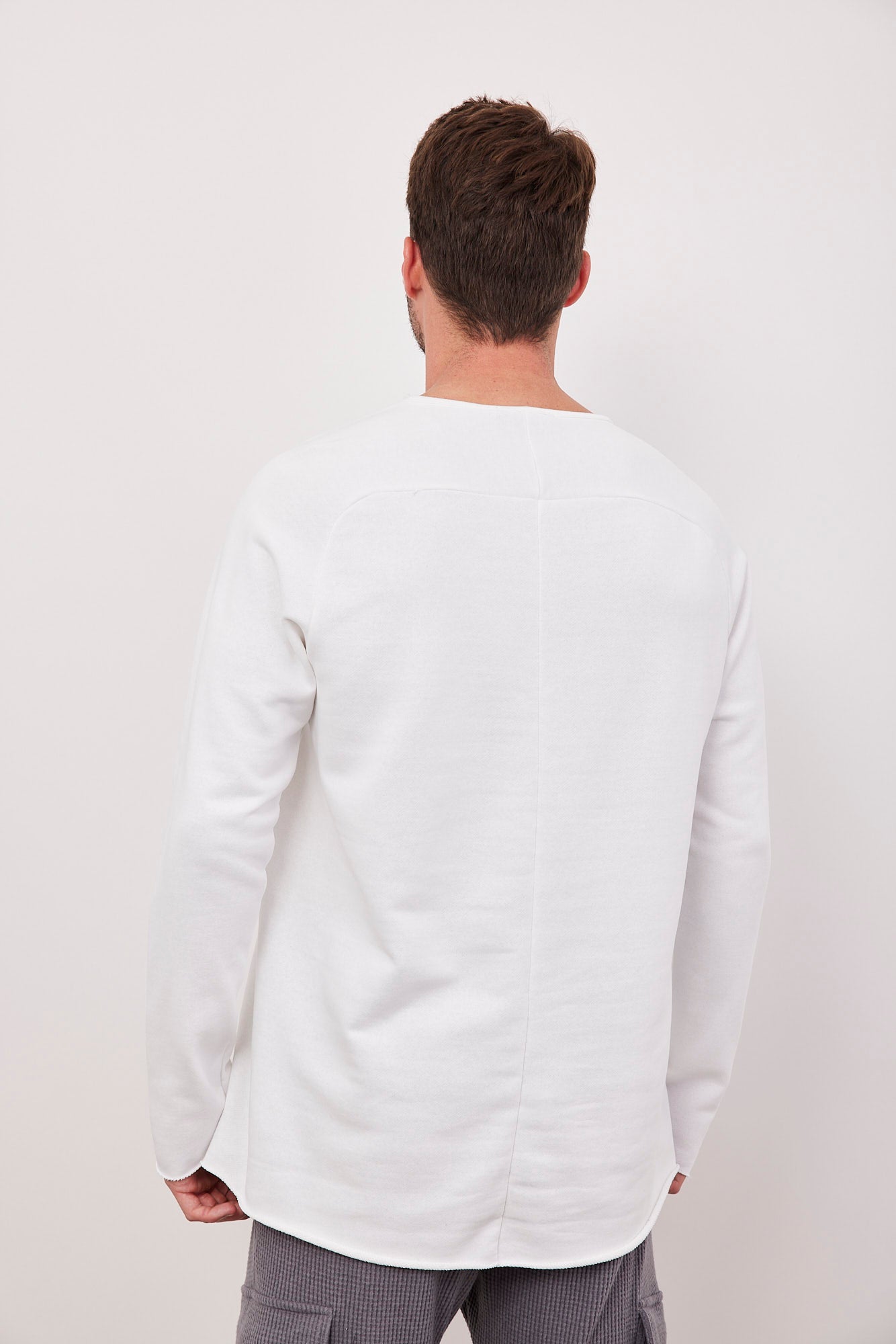 חולצת פרנץ טרי בסיומת גזורה - ITAY BRANDS