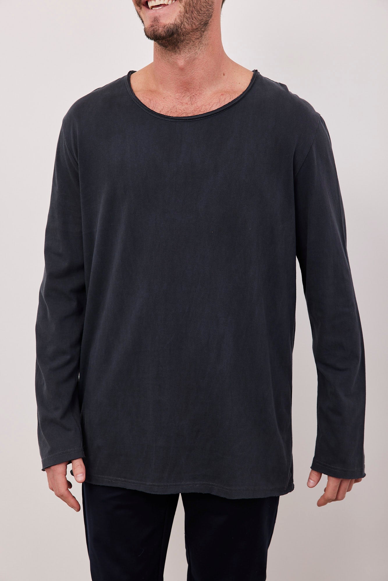 חולצה ארוכה במפתח עגול פרום - ITAY BRANDS