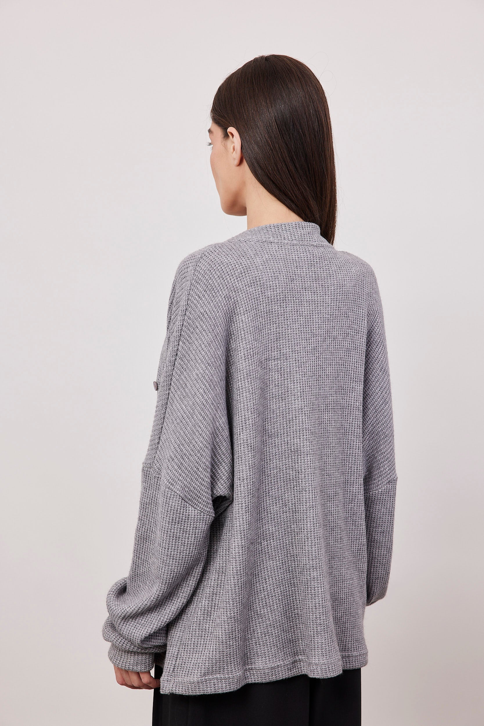 קרדיגן בד וופל