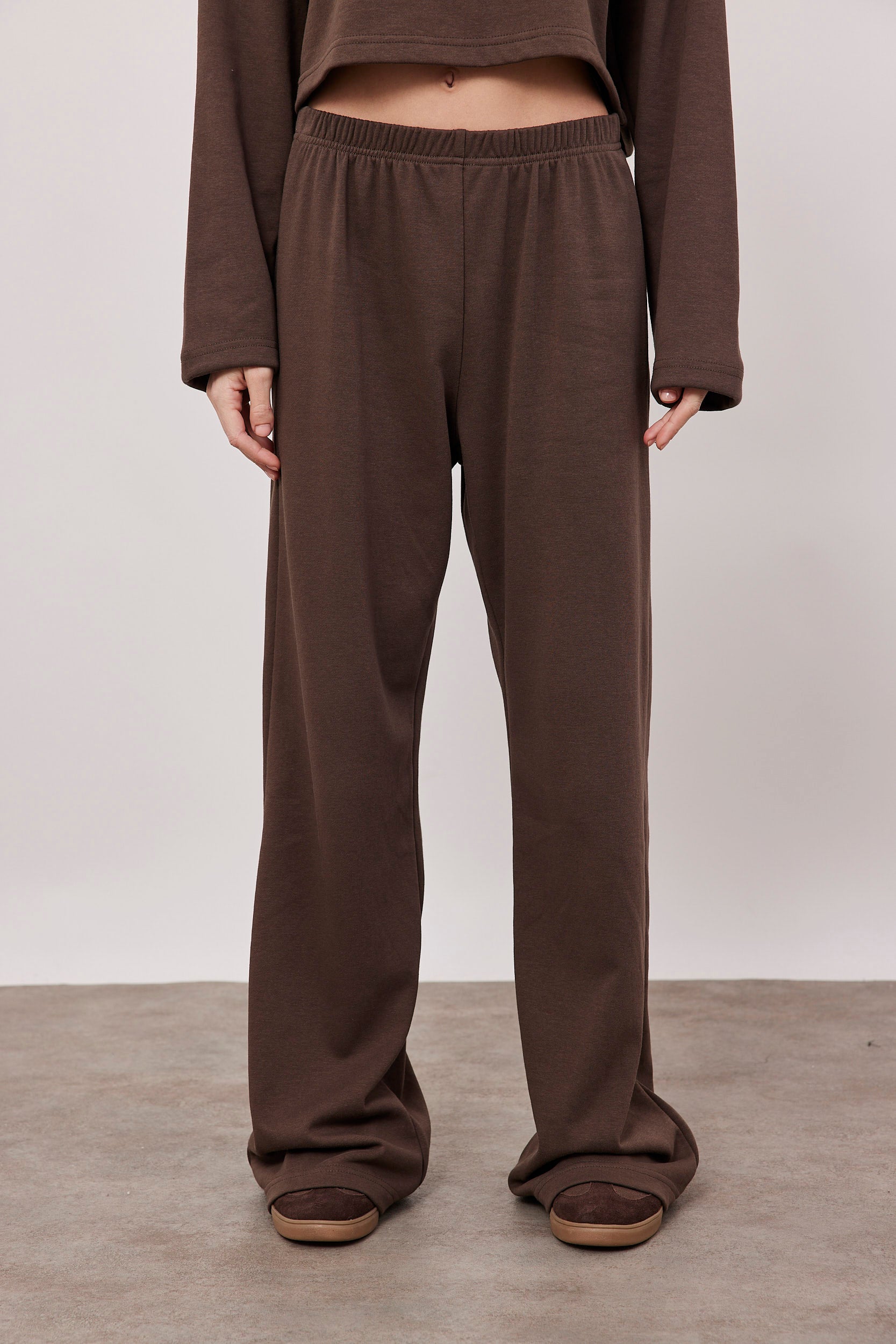 מכנסי פרנץ טרי גזרה נמוכה