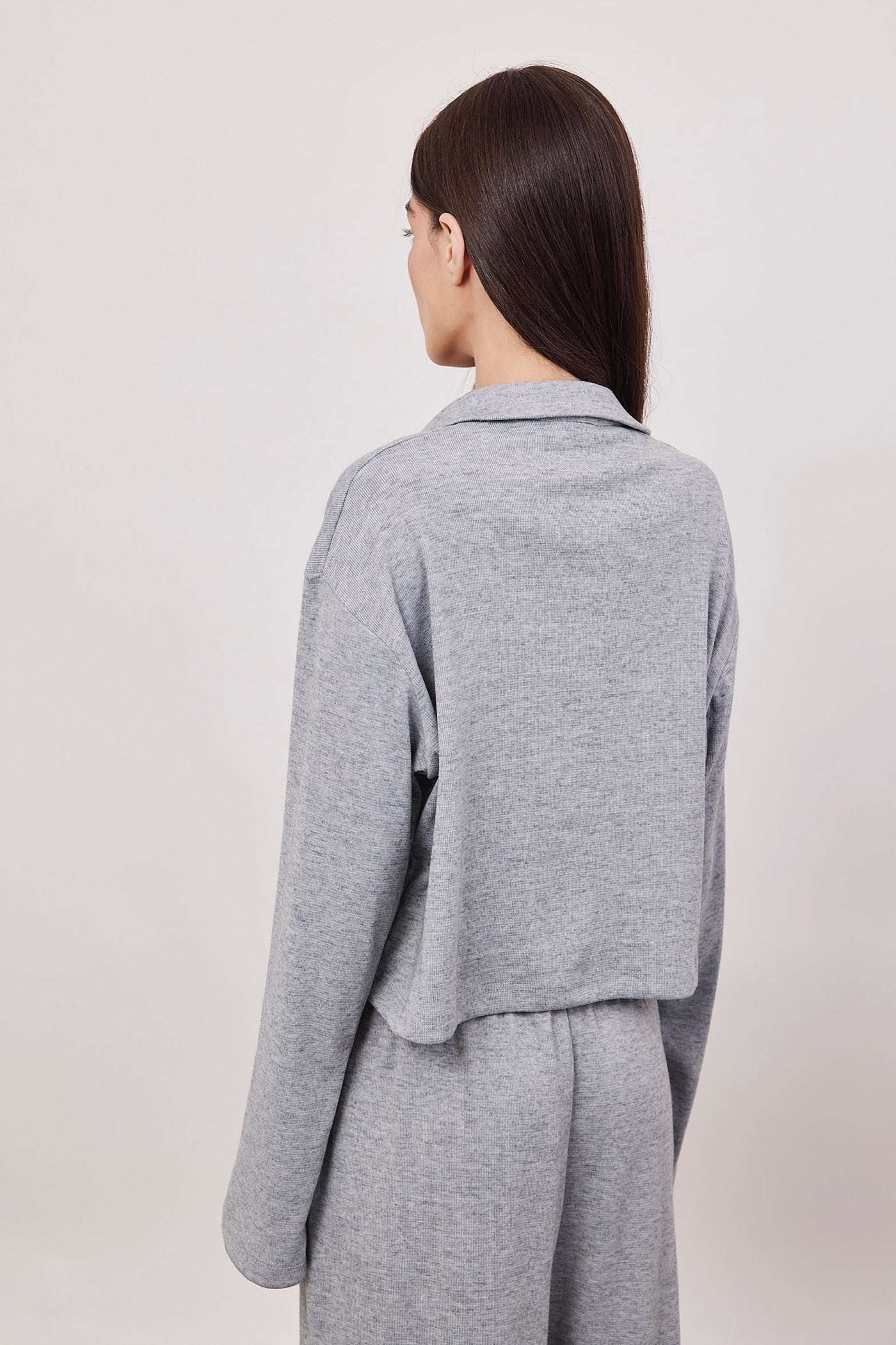 חולצת קרדיגן בד סריג