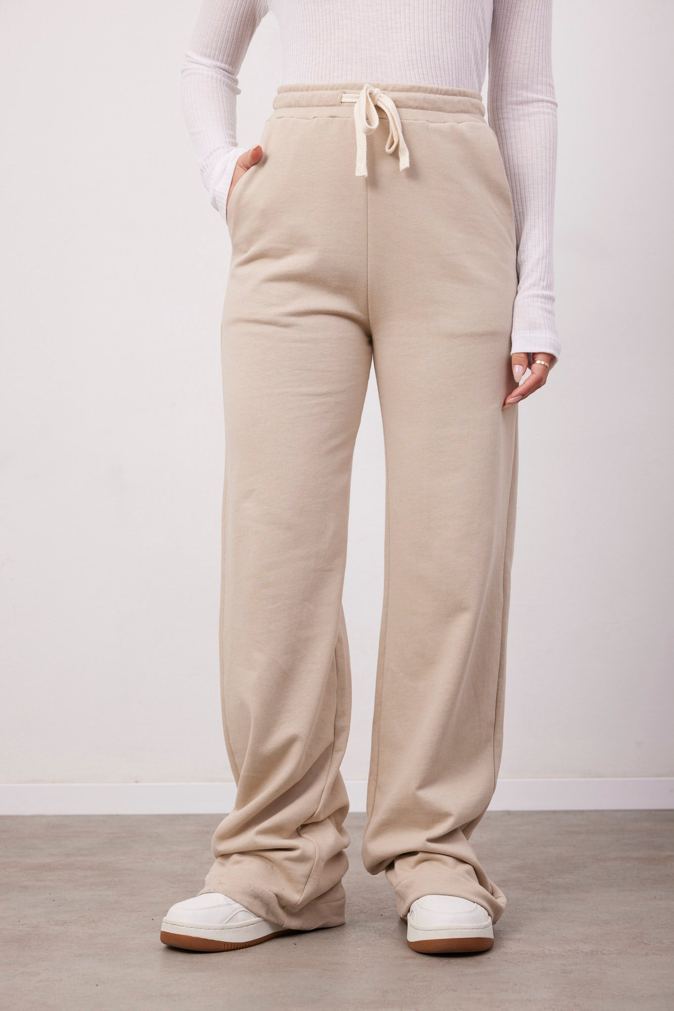 מכנסי פרנץ׳ טרי מתרחבים - ITAY BRANDS