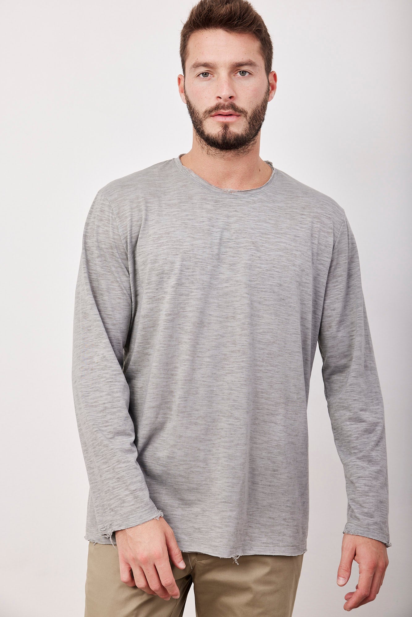 חולצת מלאנז׳ ארוכה - ITAY BRANDS