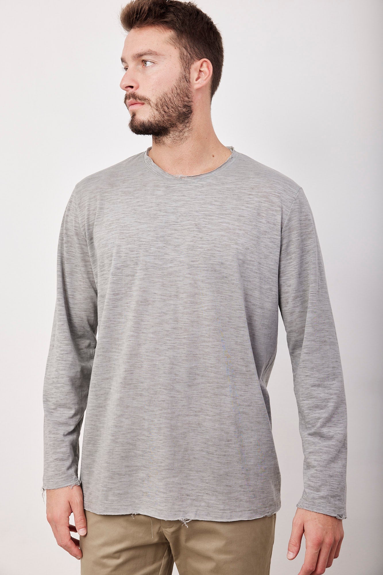 חולצת מלאנז׳ ארוכה - ITAY BRANDS