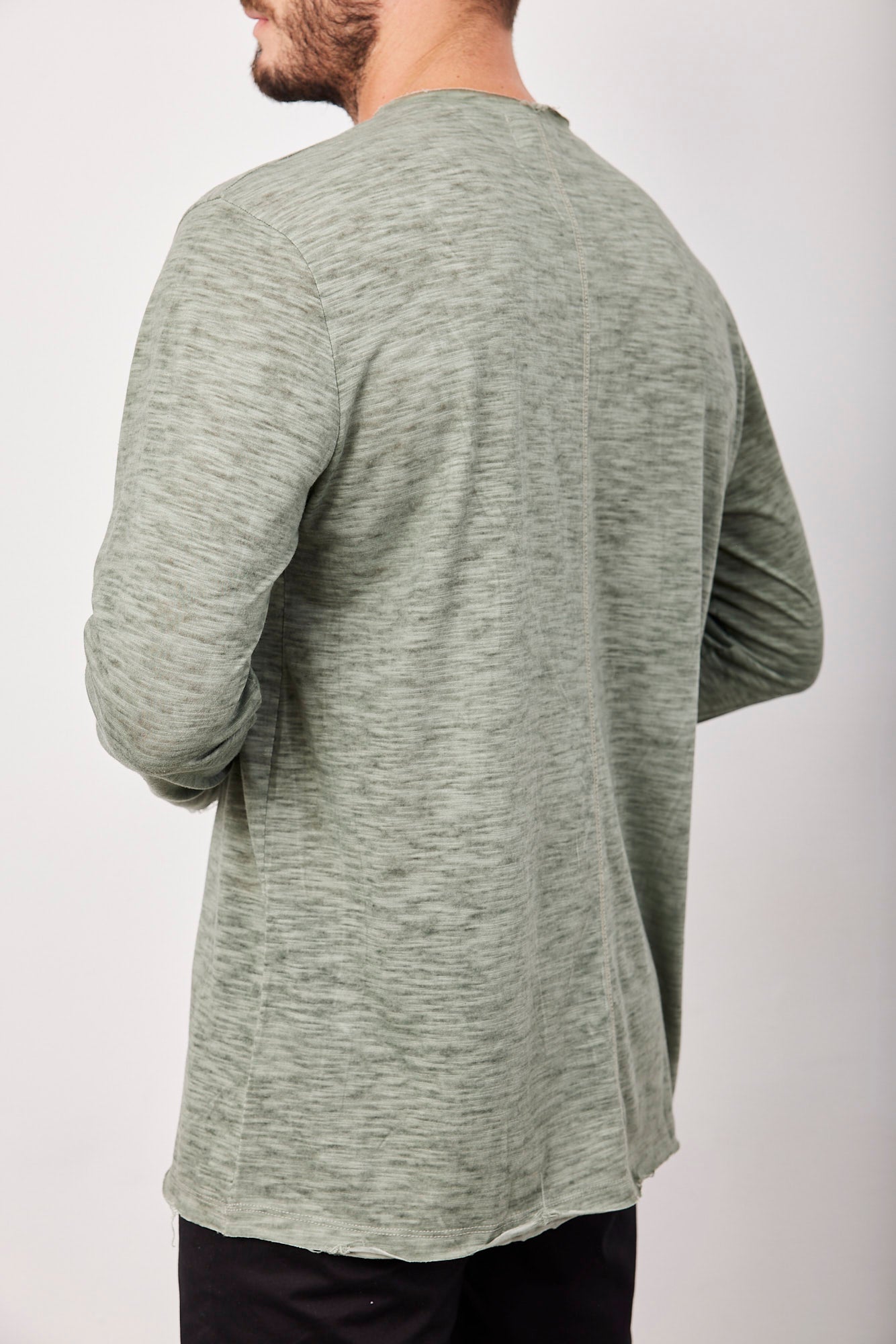 חולצת מלאנז׳ ארוכה - ITAY BRANDS