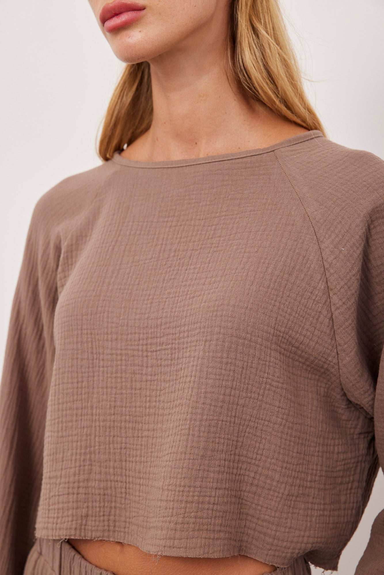 חולצת טטרה קרופ ארוכה - ITAY BRANDS