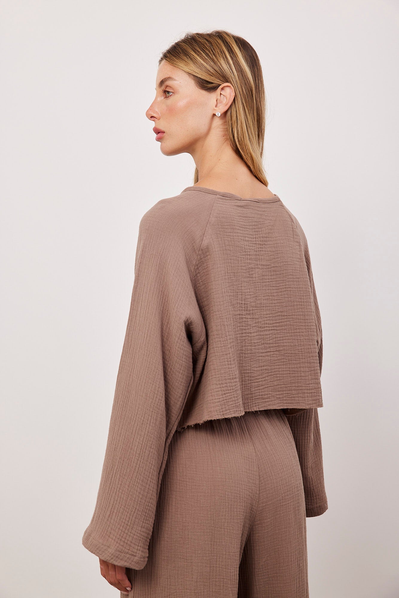 חולצת טטרה קרופ ארוכה - ITAY BRANDS