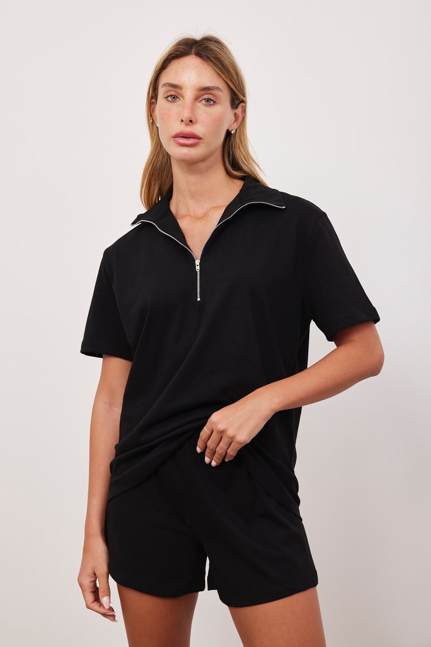 חליפה קצרה בשילוב רוכסן - ITAY BRANDS