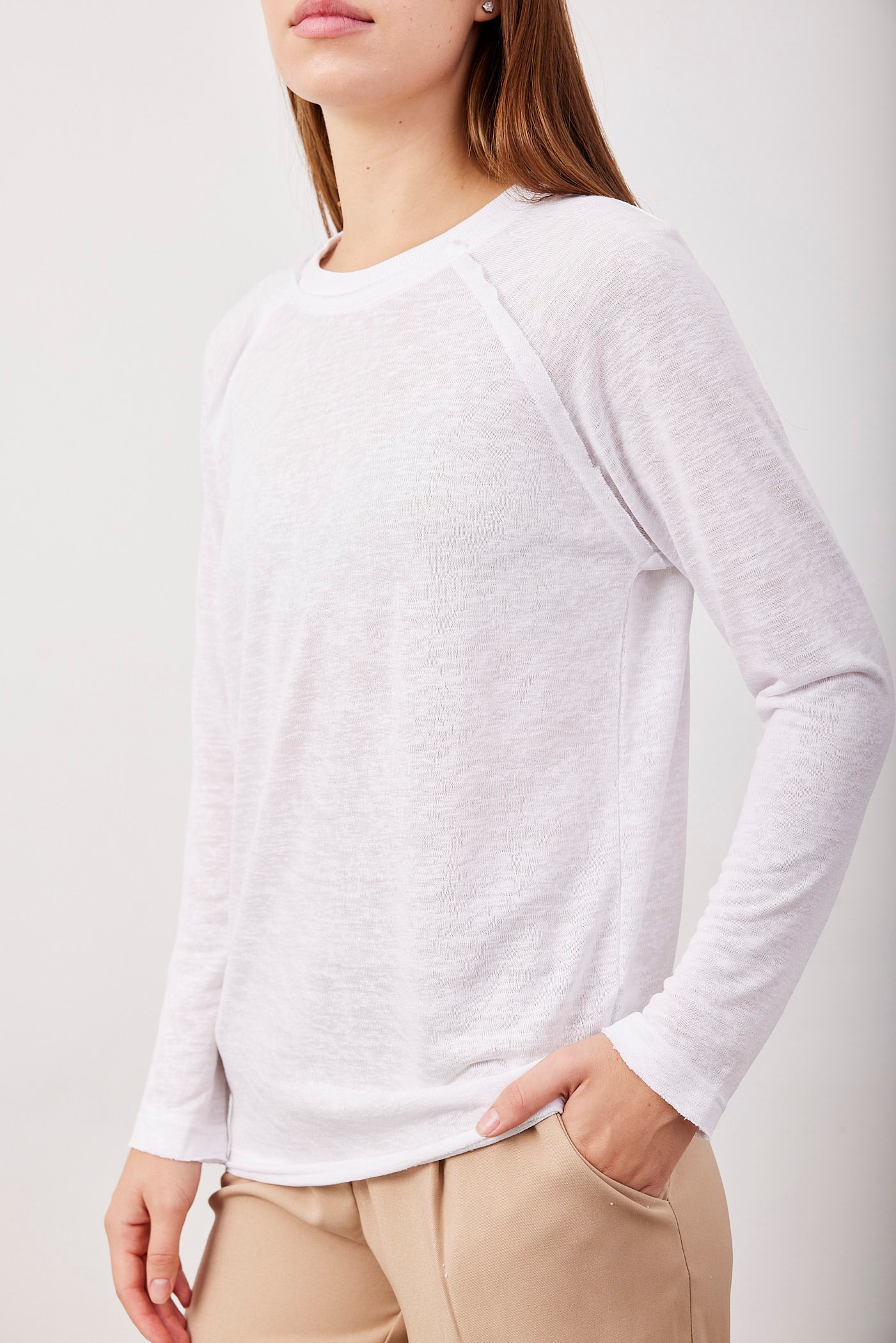 חולצה ארוכה עם תיפורים בולטים - ITAY BRANDS