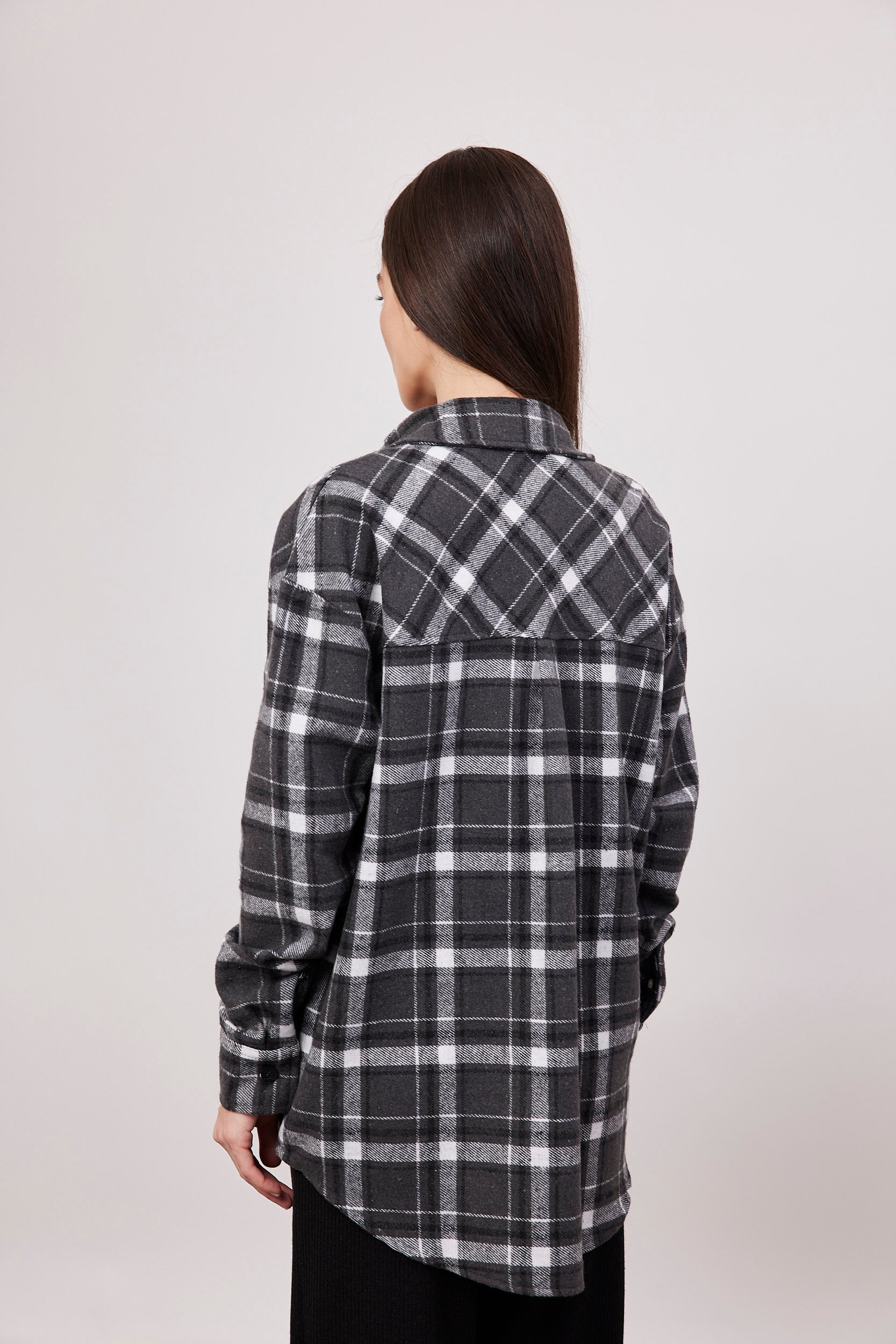 גקט משבצות ארוך