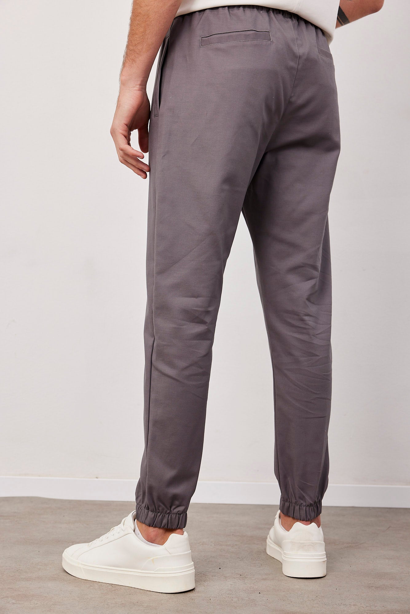 מכנסיים ארוכים עם גומי בסיומת - ITAY BRANDS