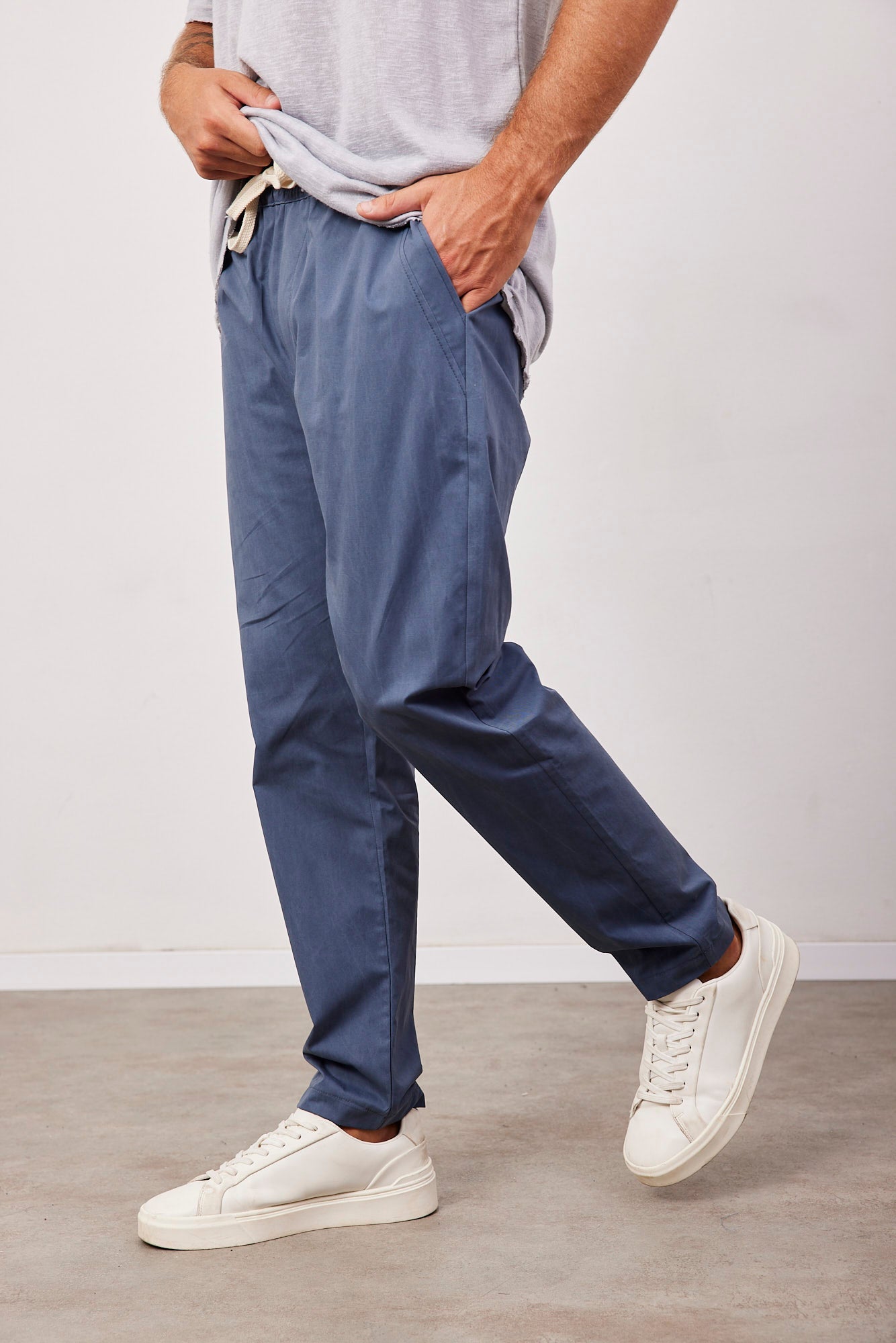 מכנסי כותנה עם שרוך - ITAY BRANDS