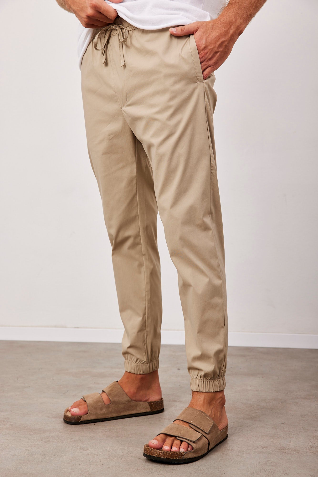 מכנסיים עם סיומת גומי - ITAY BRANDS