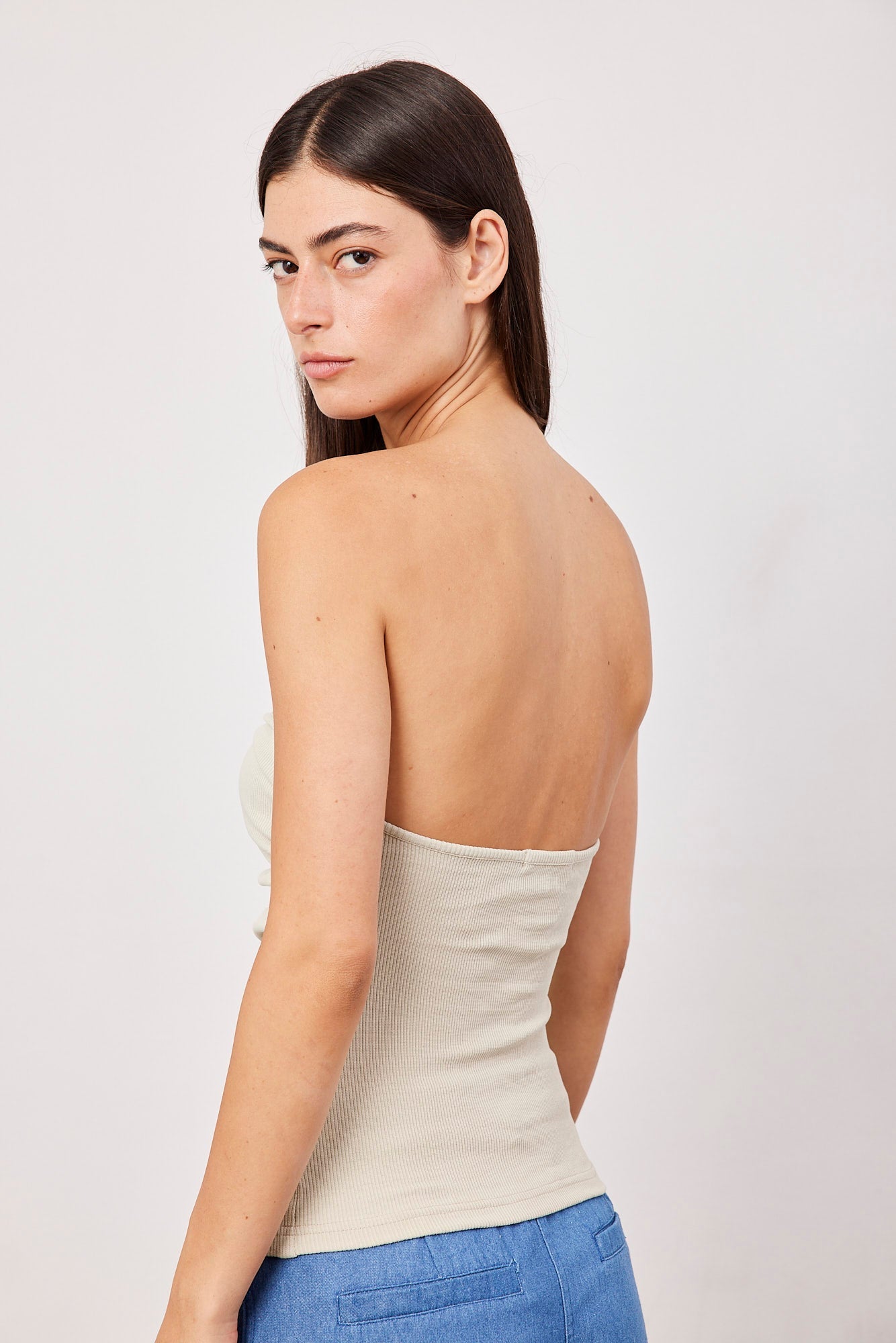 סטרפלס ריב עם כיווצים ושסע - ITAY BRANDS