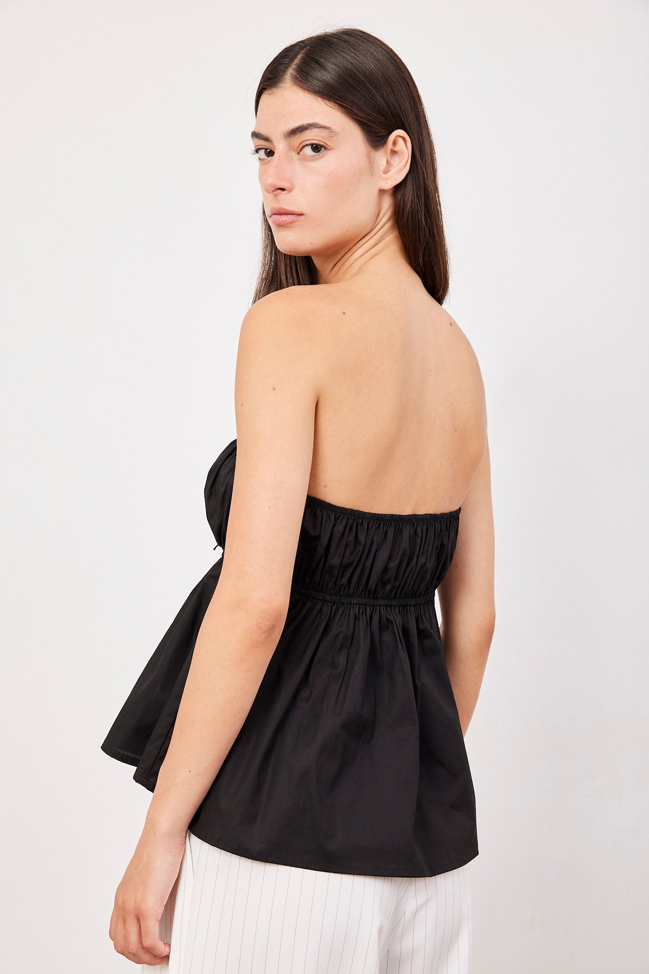 סטרפלס רחב עם קשירה - ITAY BRANDS