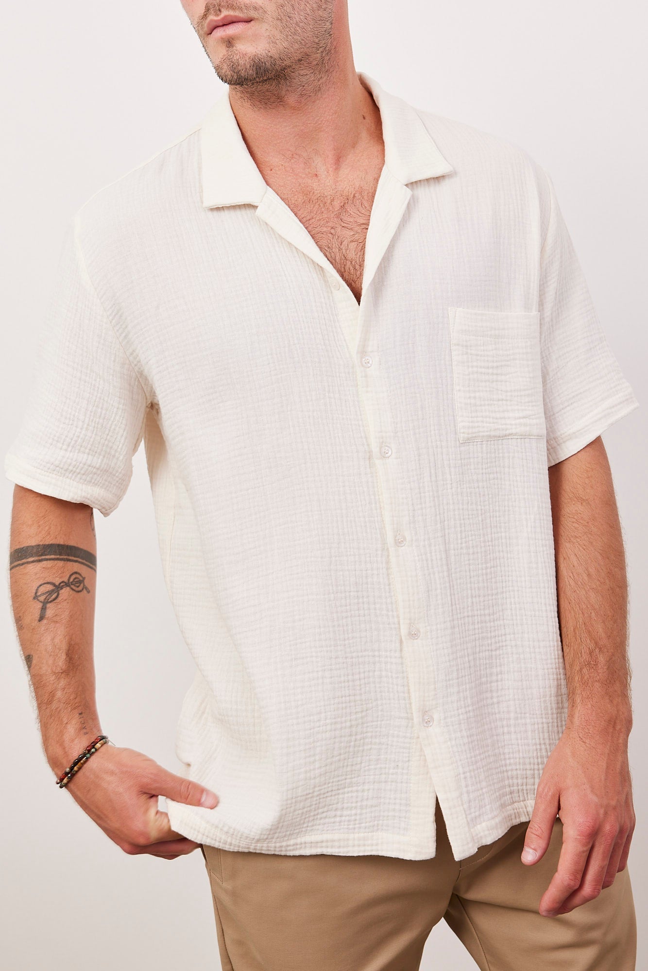 חולצה מכופתרת מבד טטרה - ITAY BRANDS