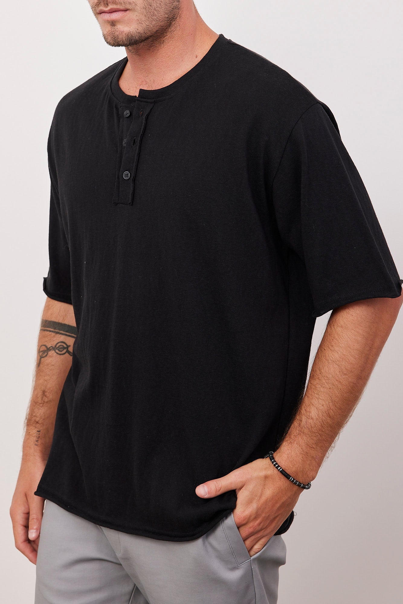 חולצה מבד רך בשילוב כפתורים - ITAY BRANDS